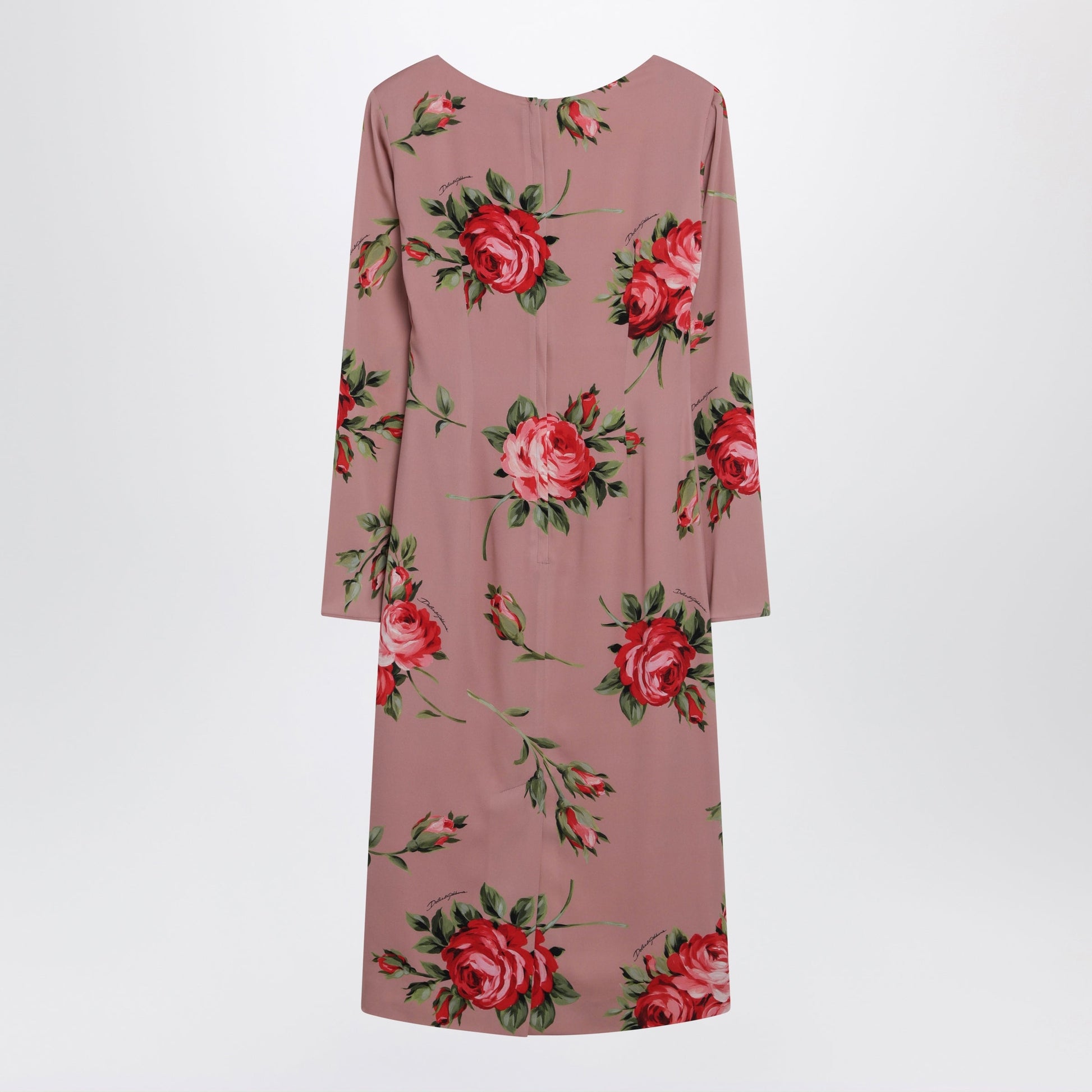 Dolce&Gabbana Bouquet Rose Print Sheath Dress Women DOLCE & GABBANA