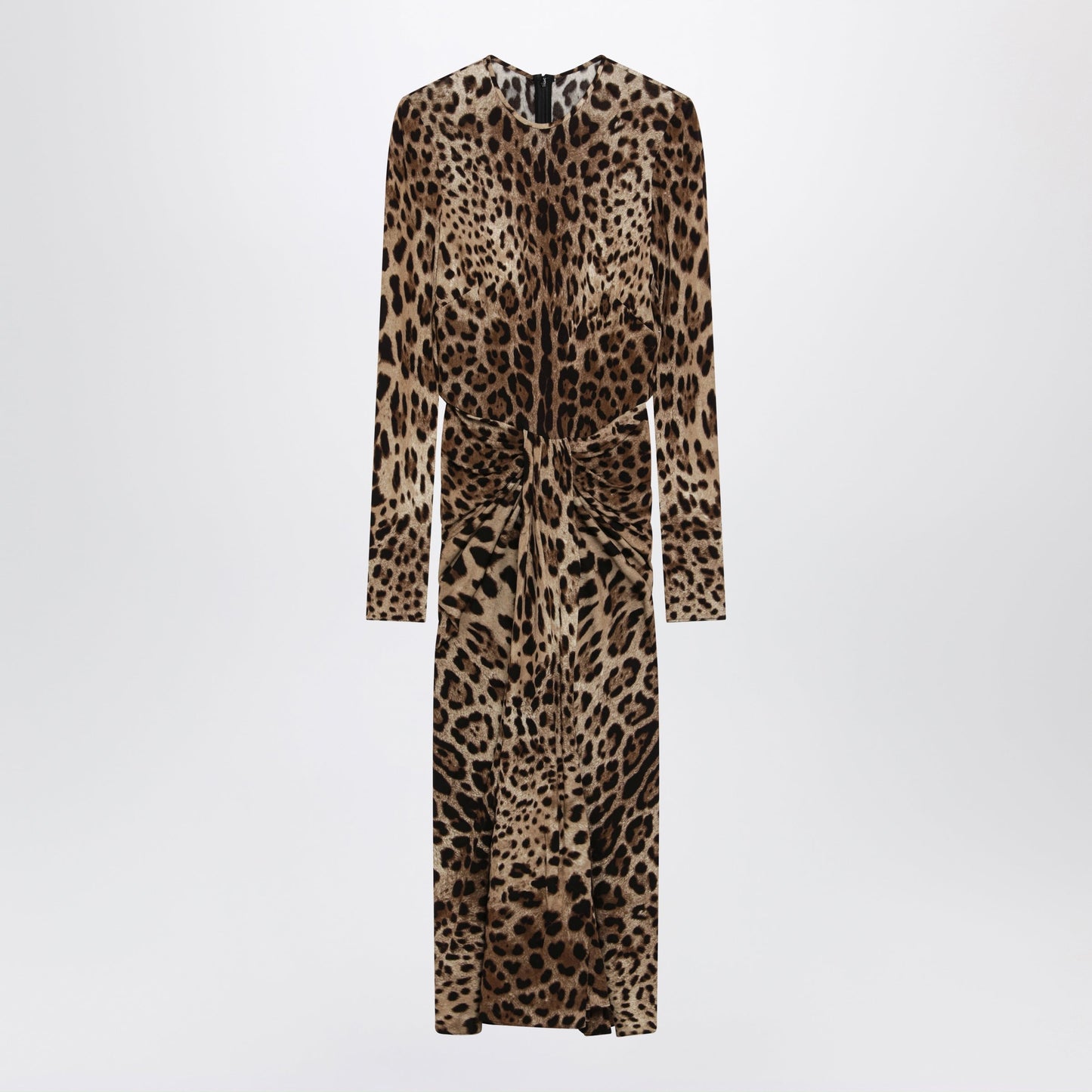 Dolce&Gabbana Leopard-Print Viscose Jersey Dress Women DOLCE & GABBANA