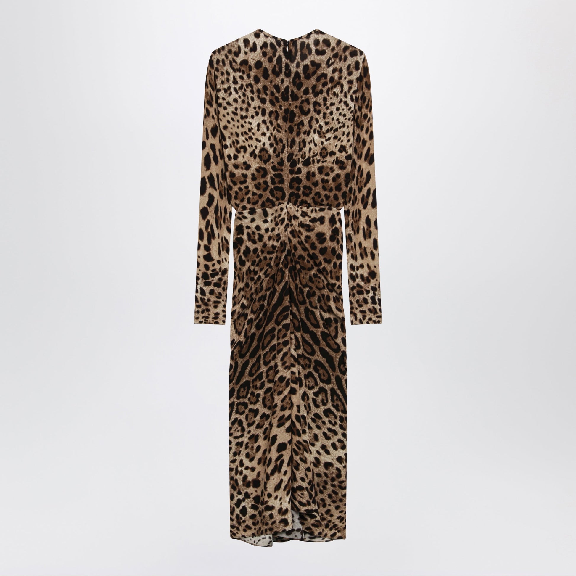 Dolce&Gabbana Leopard-Print Viscose Jersey Dress Women DOLCE & GABBANA