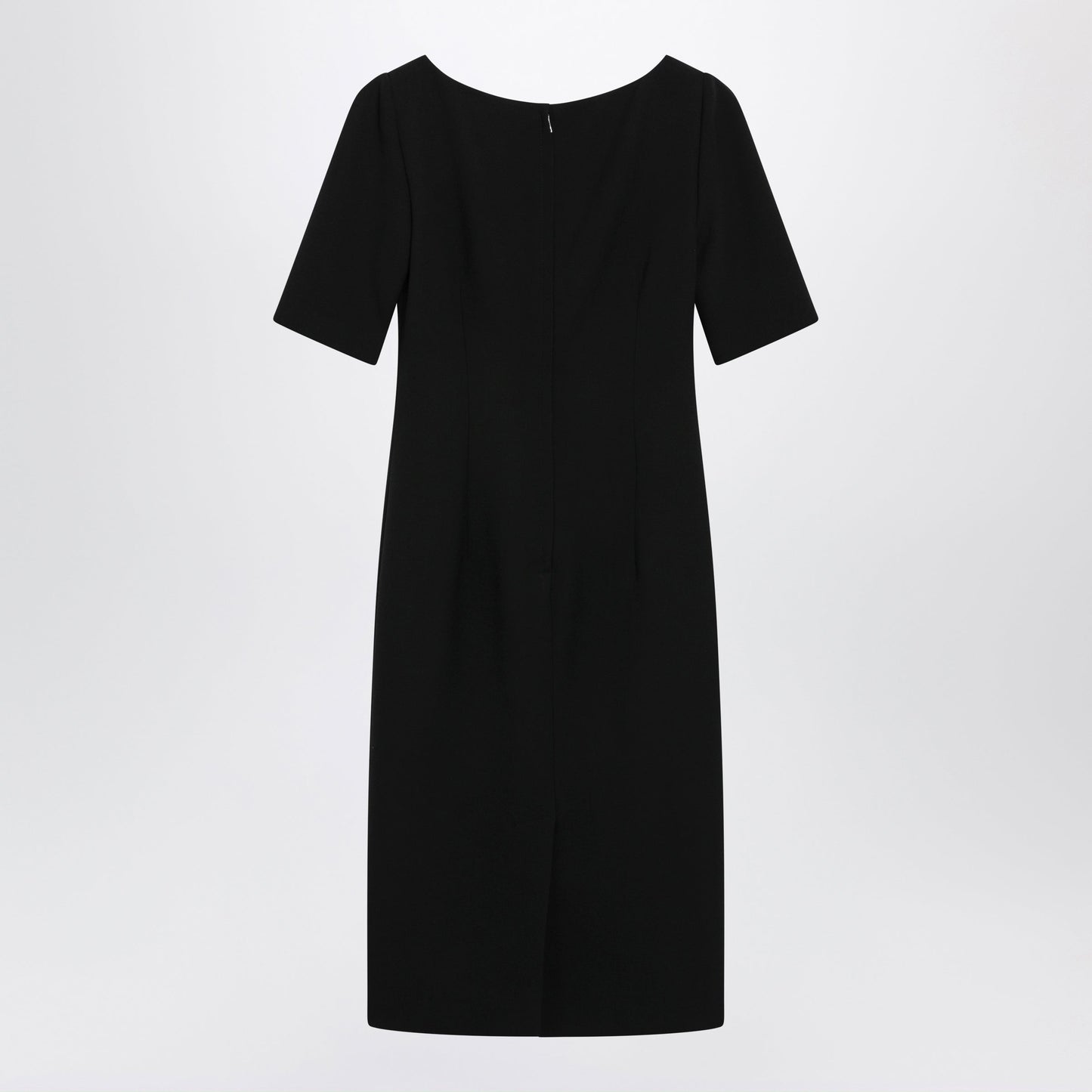 Dolce&Gabbana Black Double Wool Crãªpe Dress Women DOLCE & GABBANA