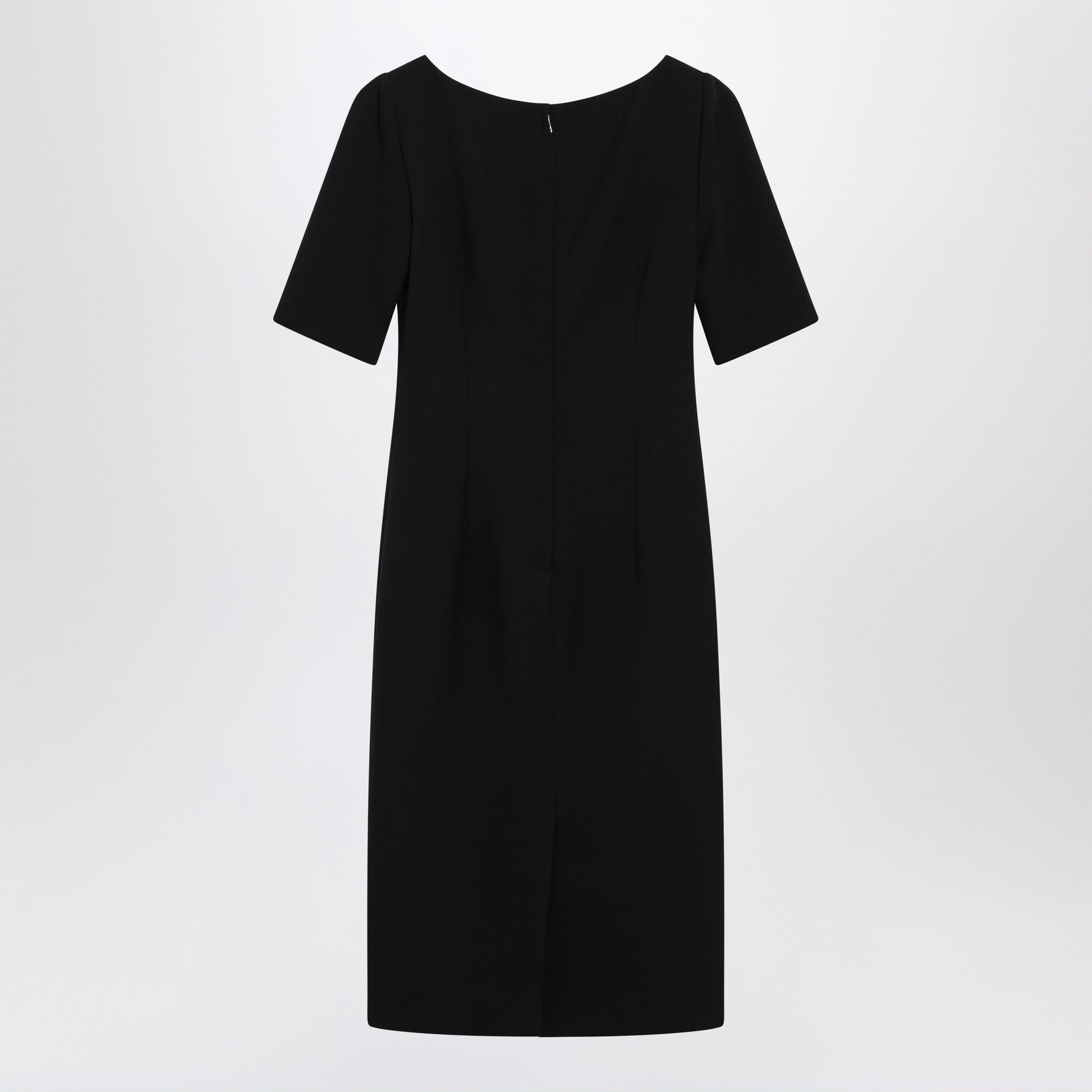 Dolce&Gabbana Black Double Wool Crãªpe Dress Women DOLCE & GABBANA