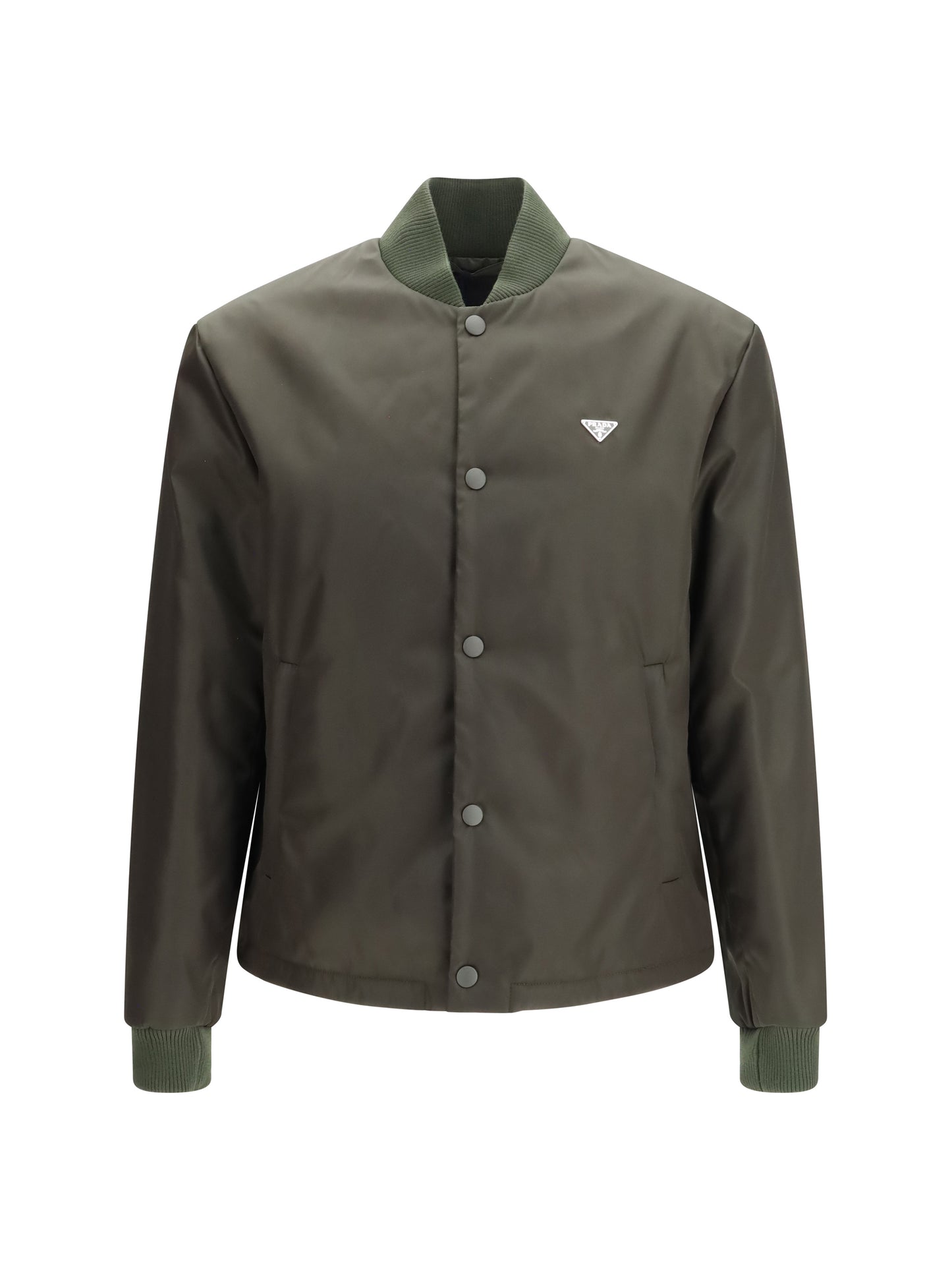 Prada Men Nylon Bomber Jacket PRADA