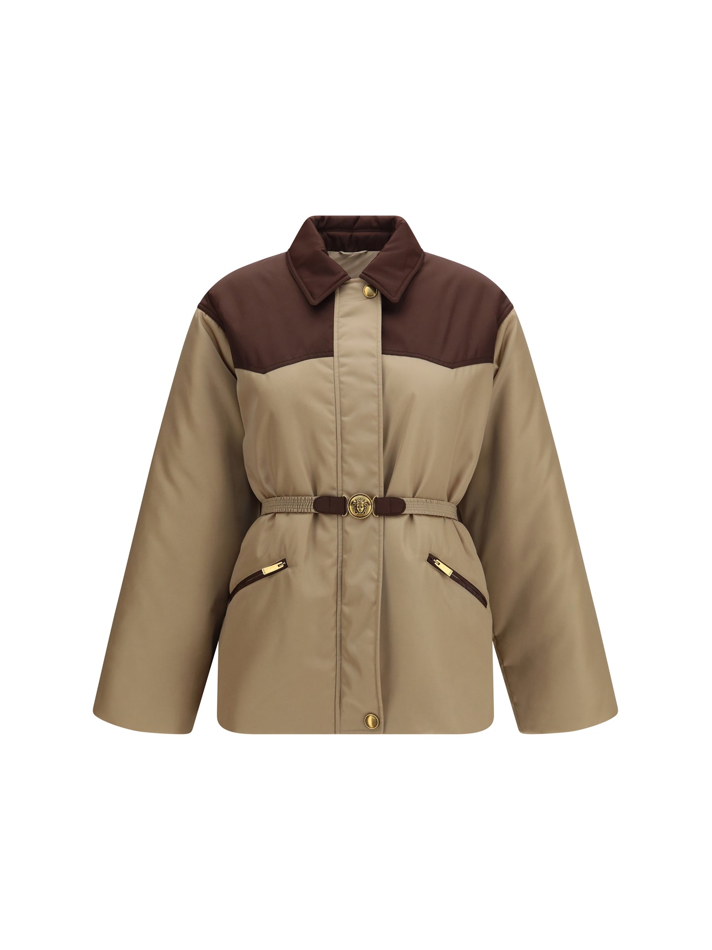 Versace Women Responsible Jacket In Nylon Twill VERSACE