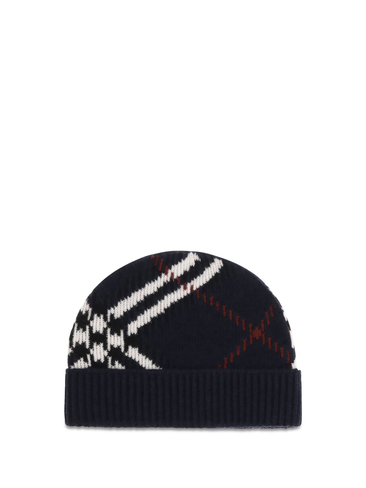 Burberry Women Check Cashmere-Blend Beanie BURBERRY