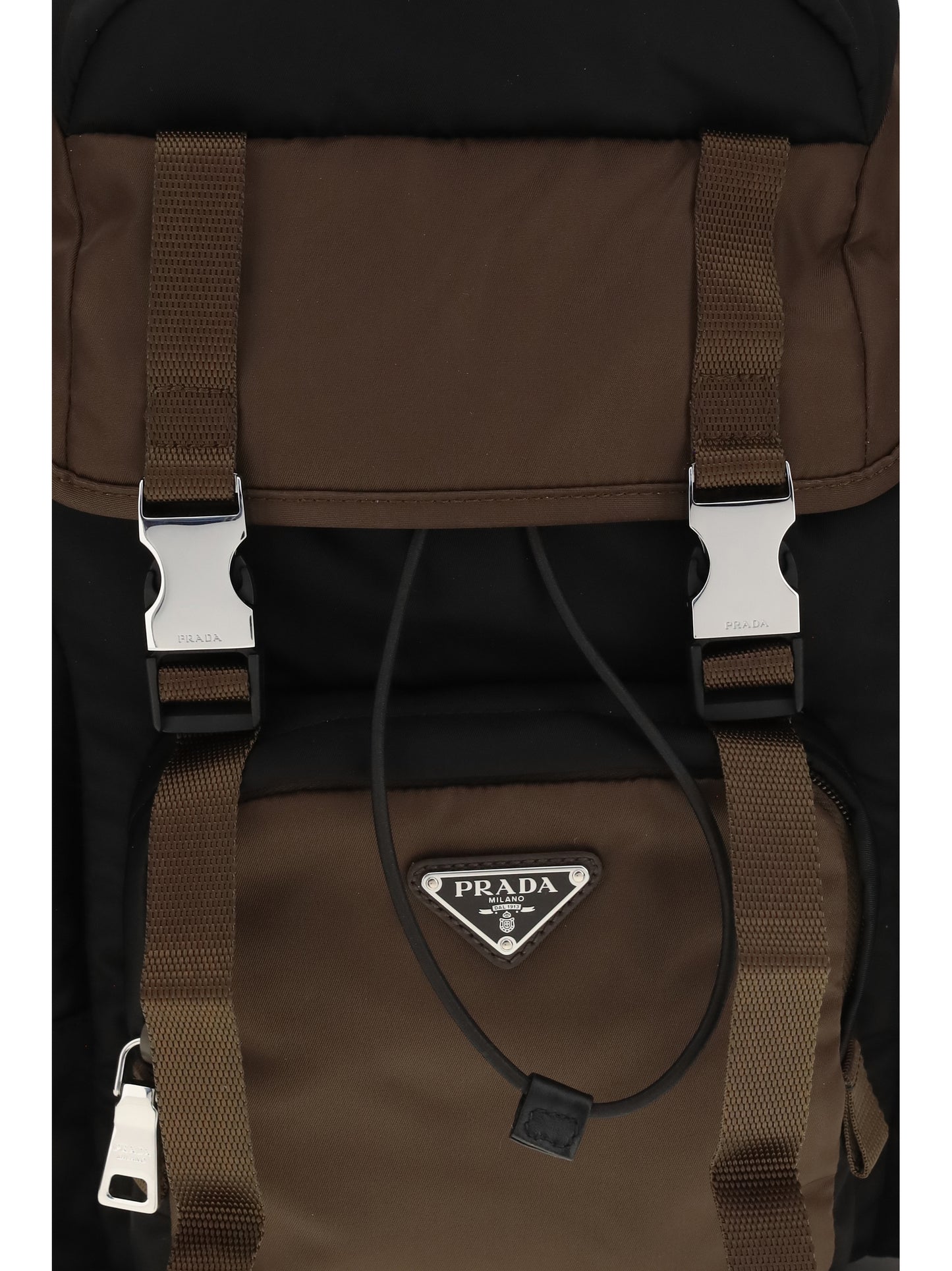 Prada Men Backpack In Re-Nylon And Leather PRADA