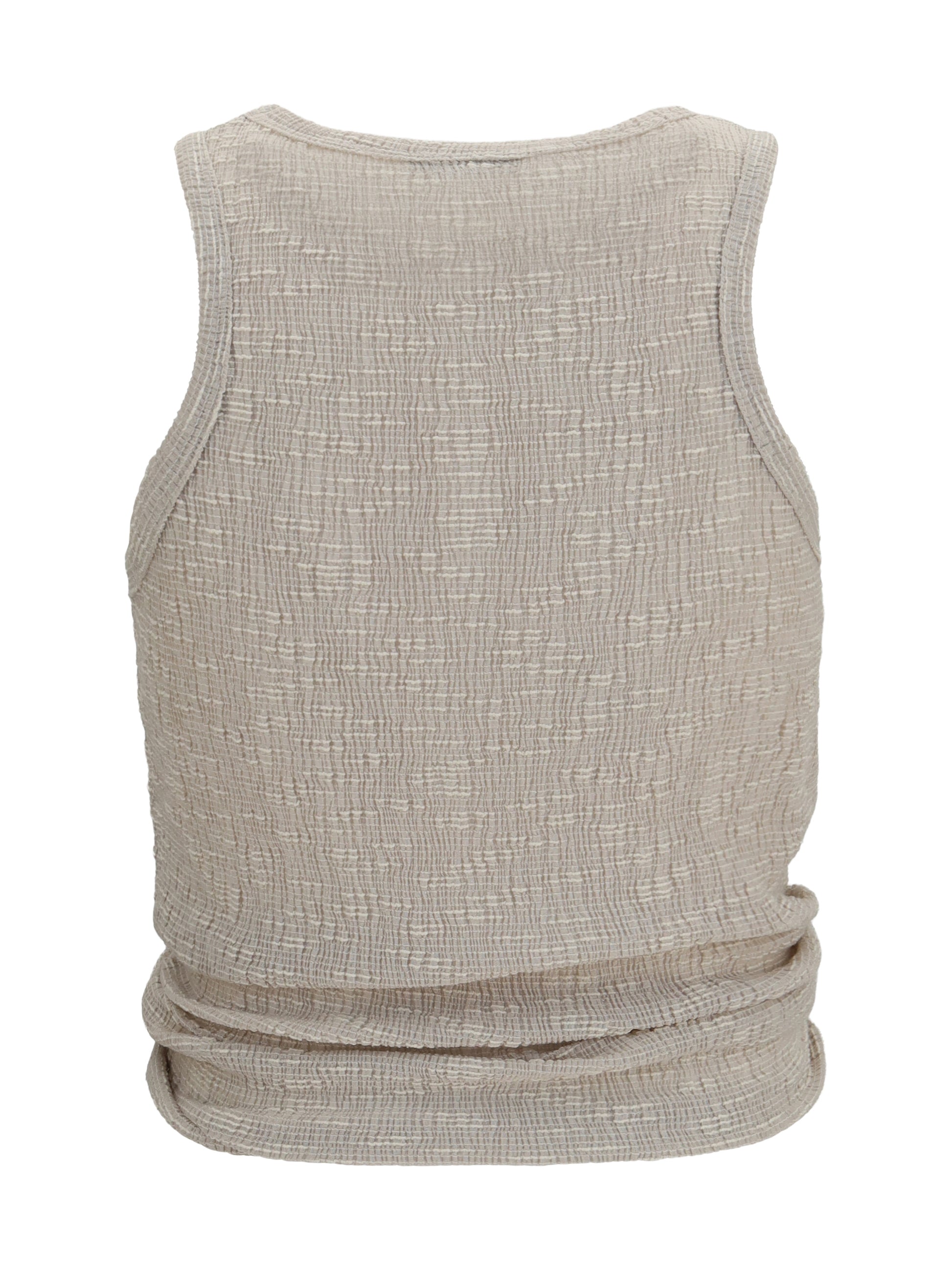 Magda Butrym Women Crêpe Top With Knot MAGDA BUTRYM