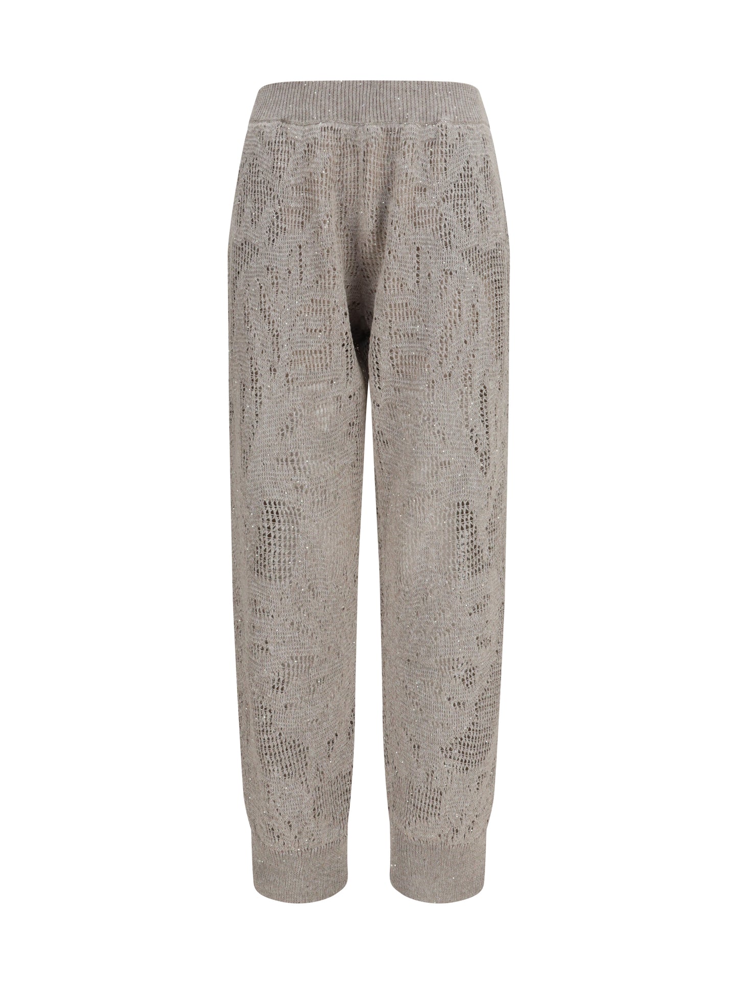 Brunello Cucinelli Women Track Dazzling Water Lillies Pants BRUNELLO CUCINELLI