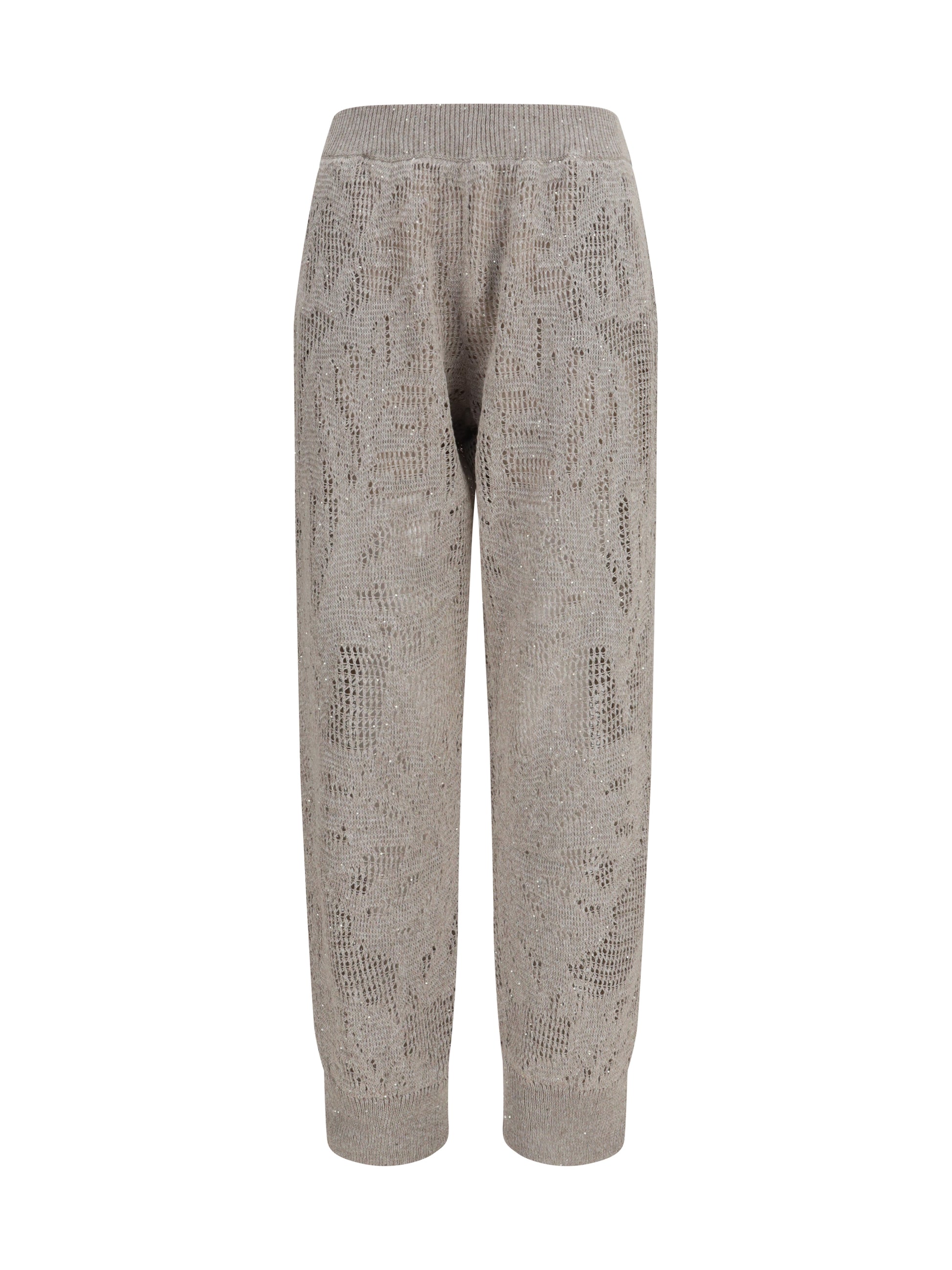Brunello Cucinelli Women Track Dazzling Water Lillies Pants BRUNELLO CUCINELLI