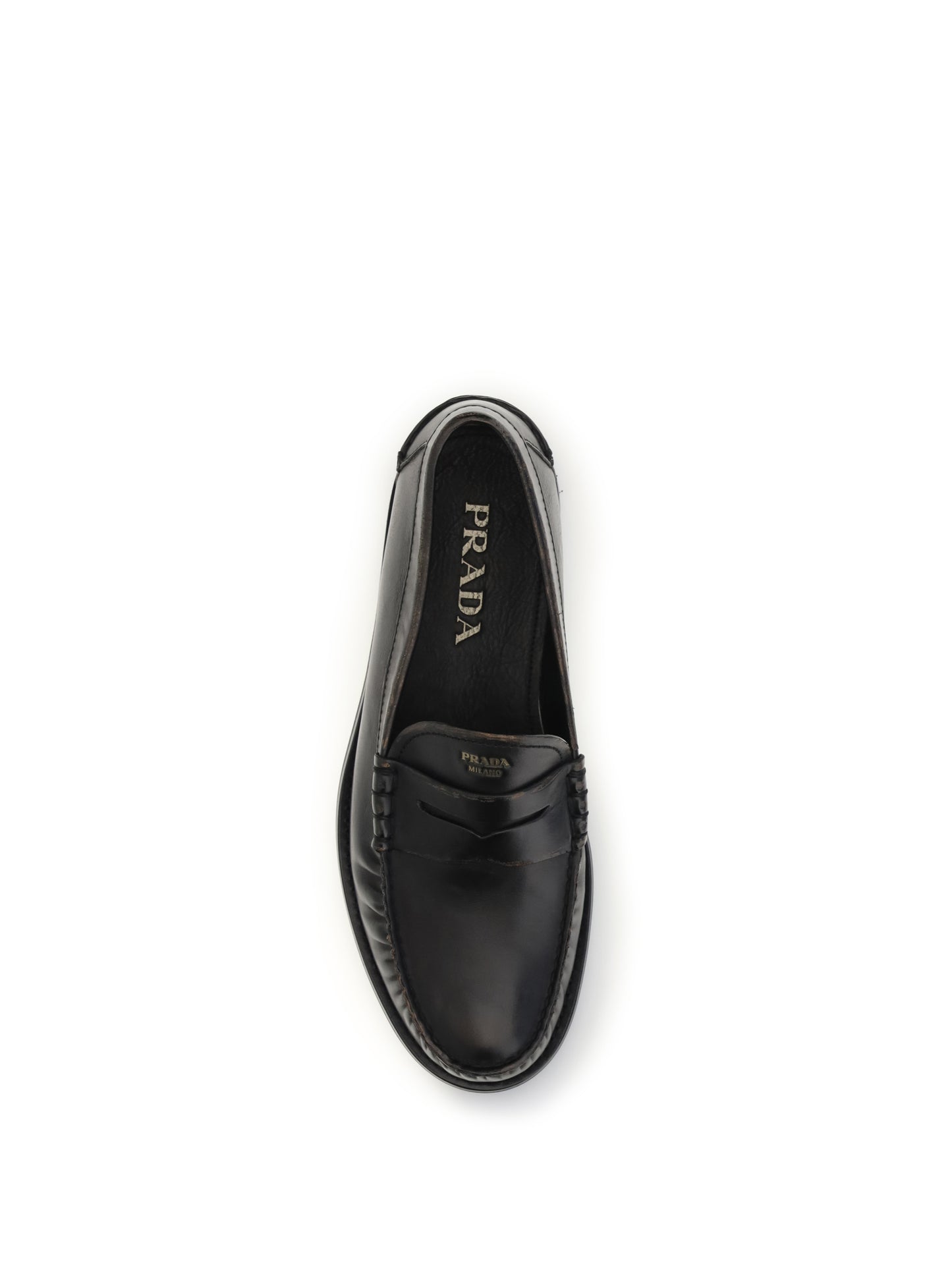 Prada Men Vintage Leather Loafers PRADA