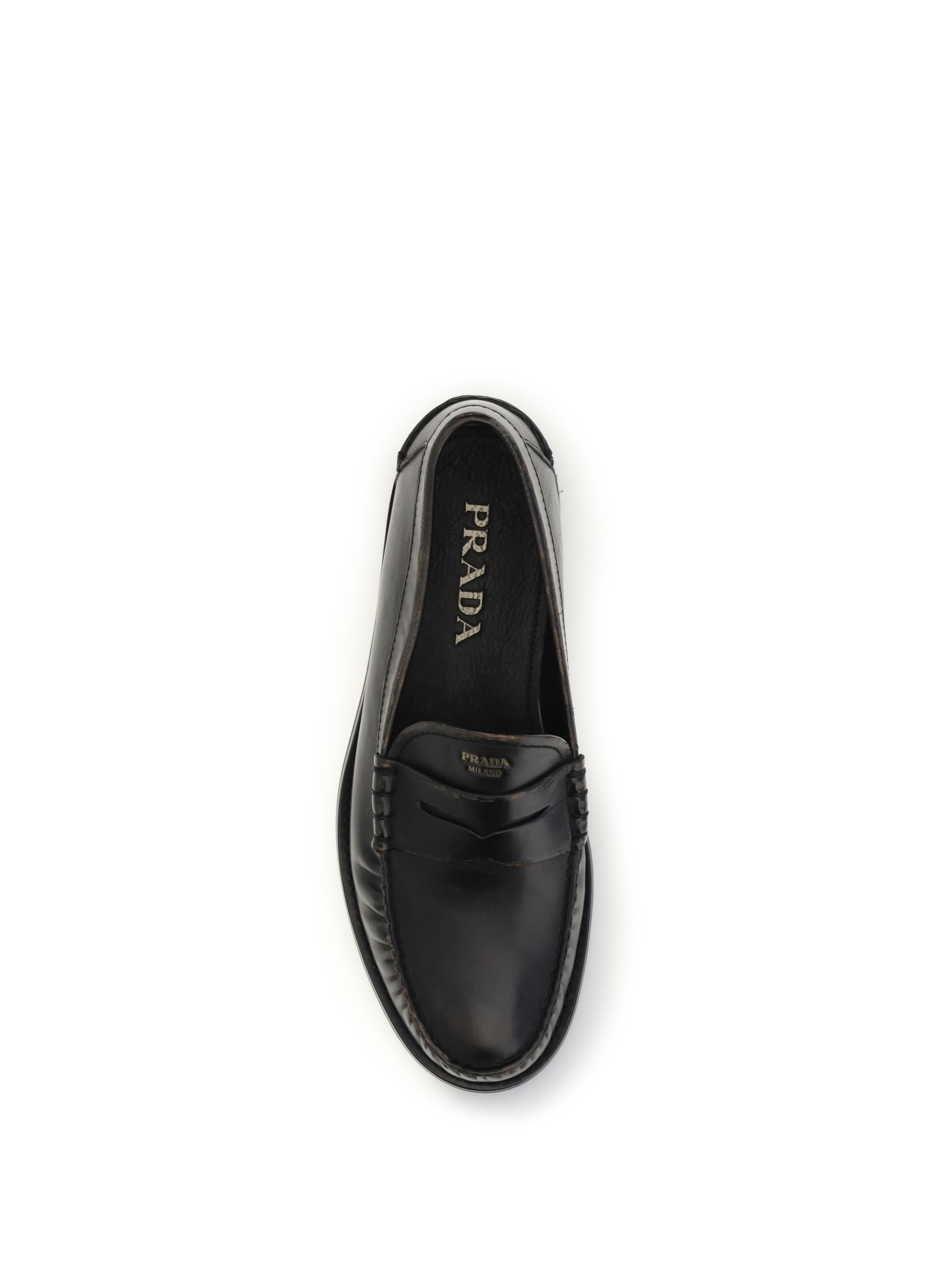 Prada Men Vintage Leather Loafers PRADA
