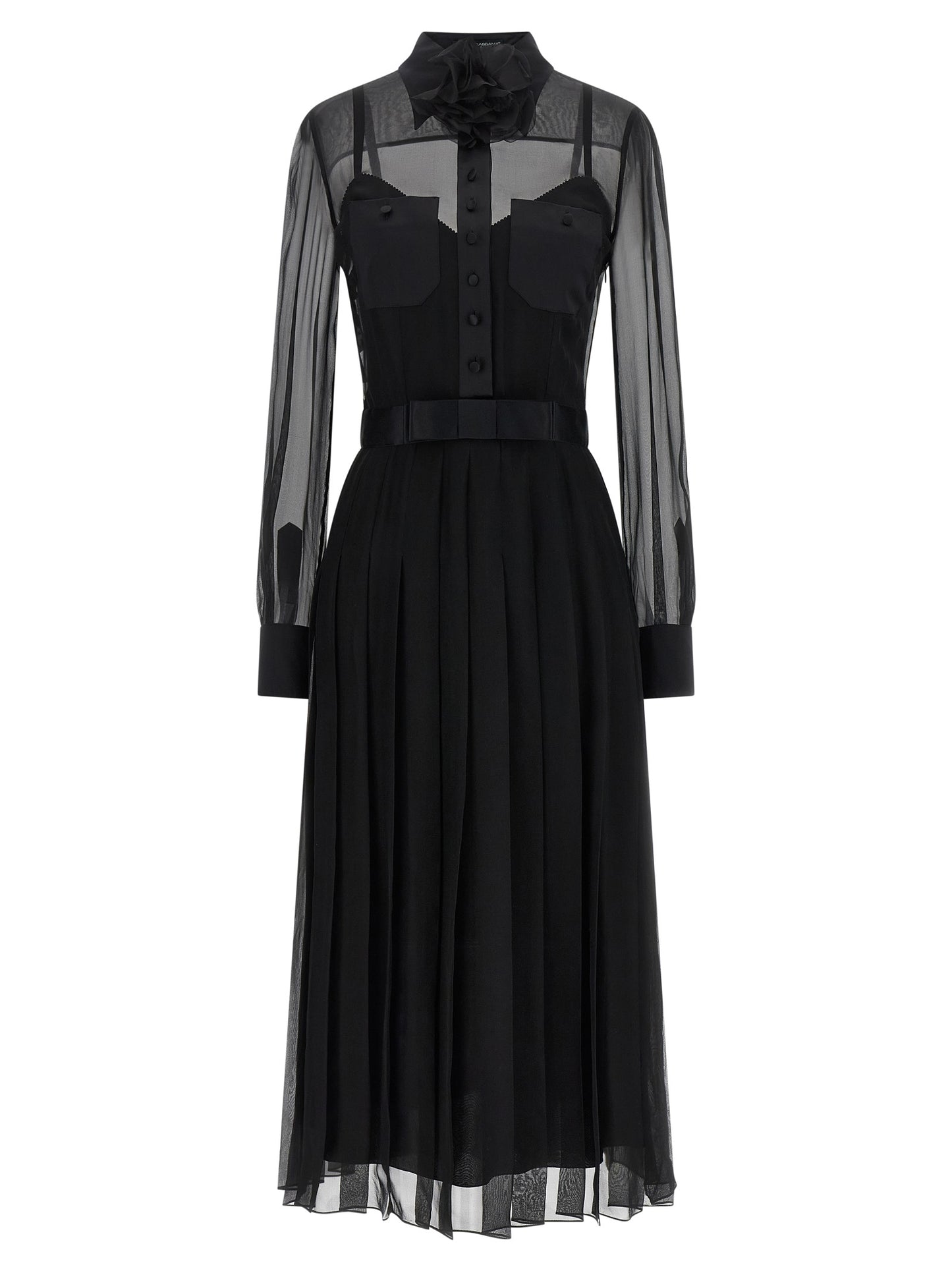 Dolce & Gabbana Women Chiffon Dress DOLCE & GABBANA