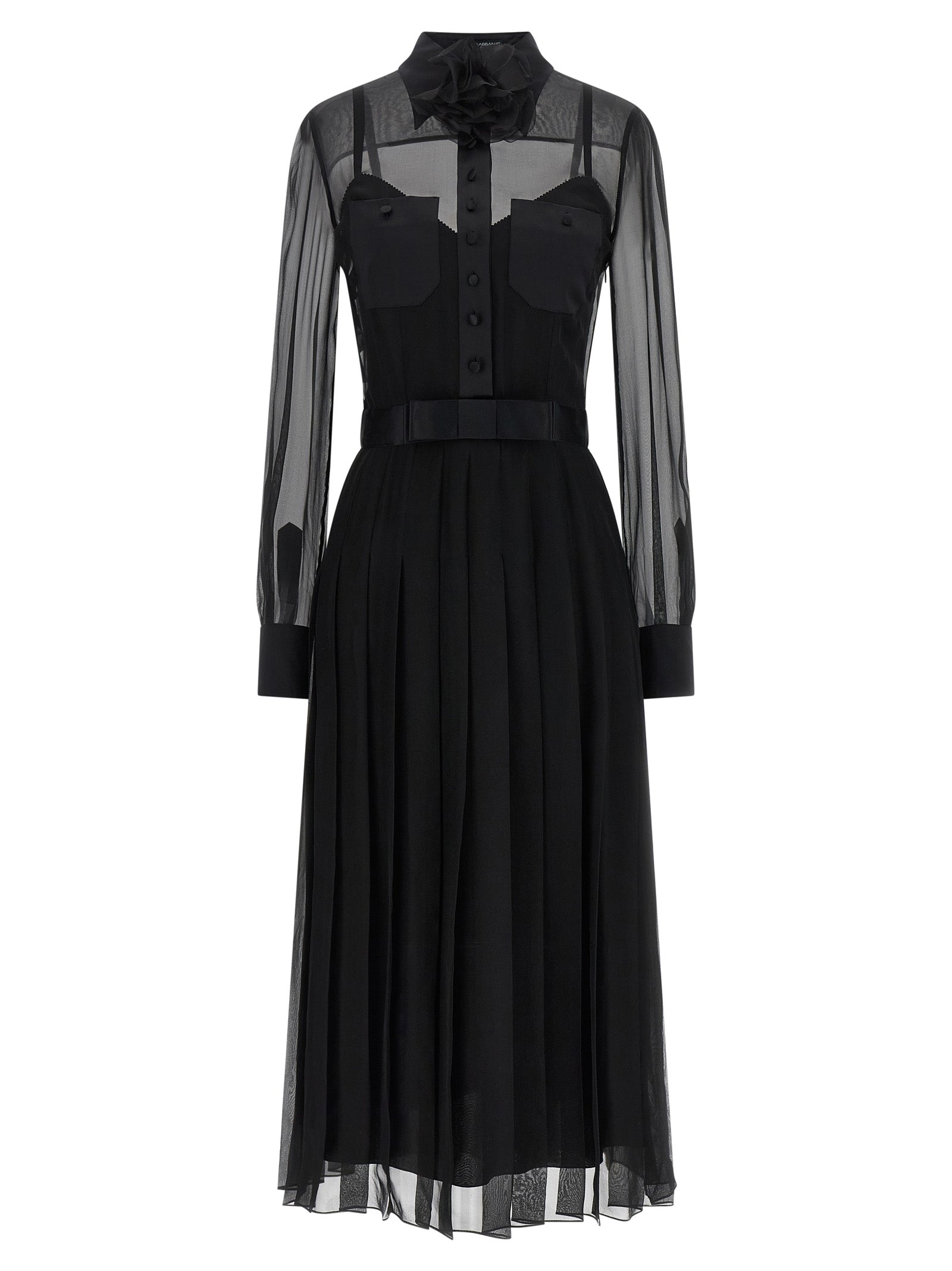 Dolce & Gabbana Women Chiffon Dress DOLCE & GABBANA