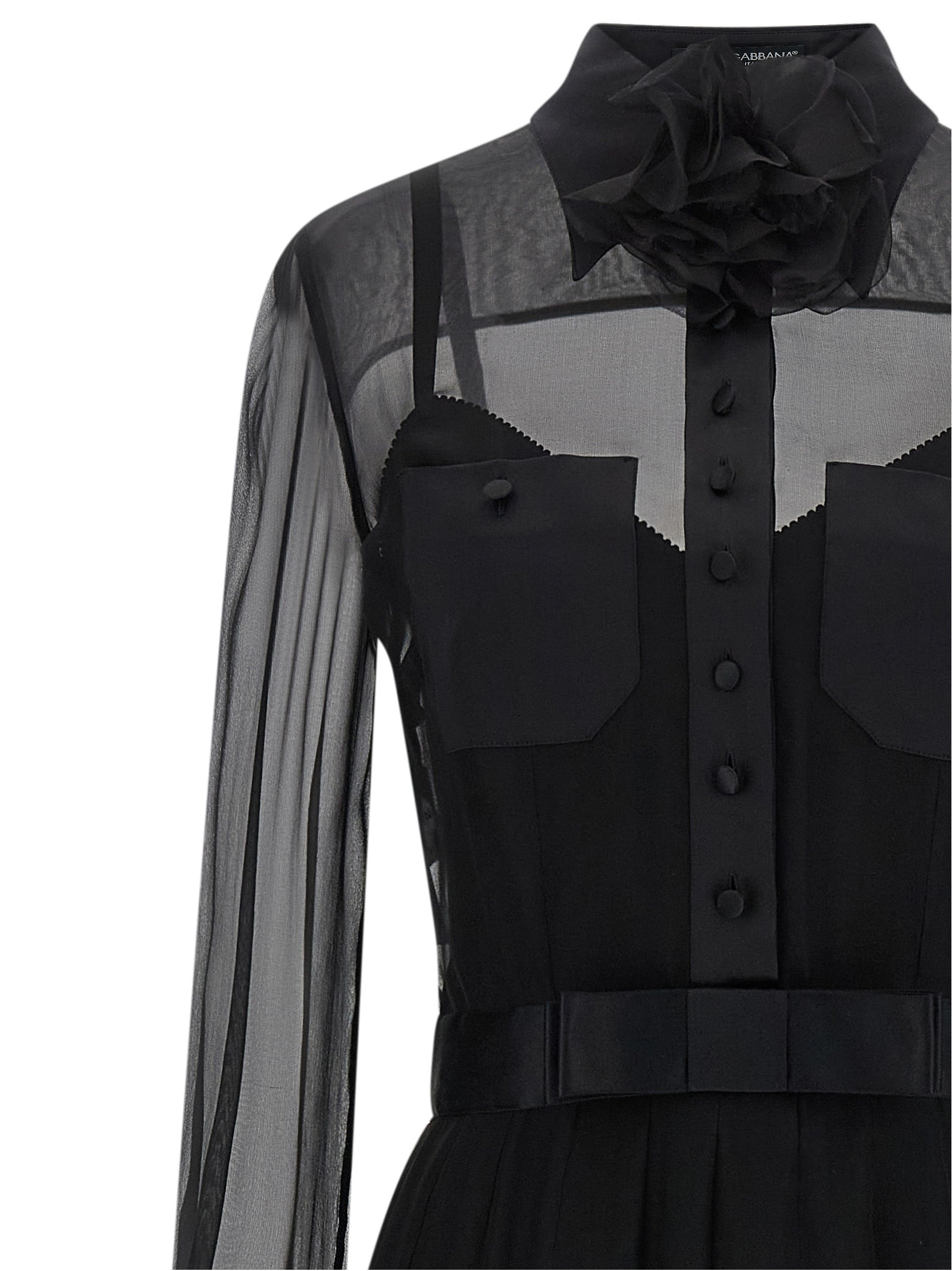 Dolce & Gabbana Women Chiffon Dress DOLCE & GABBANA