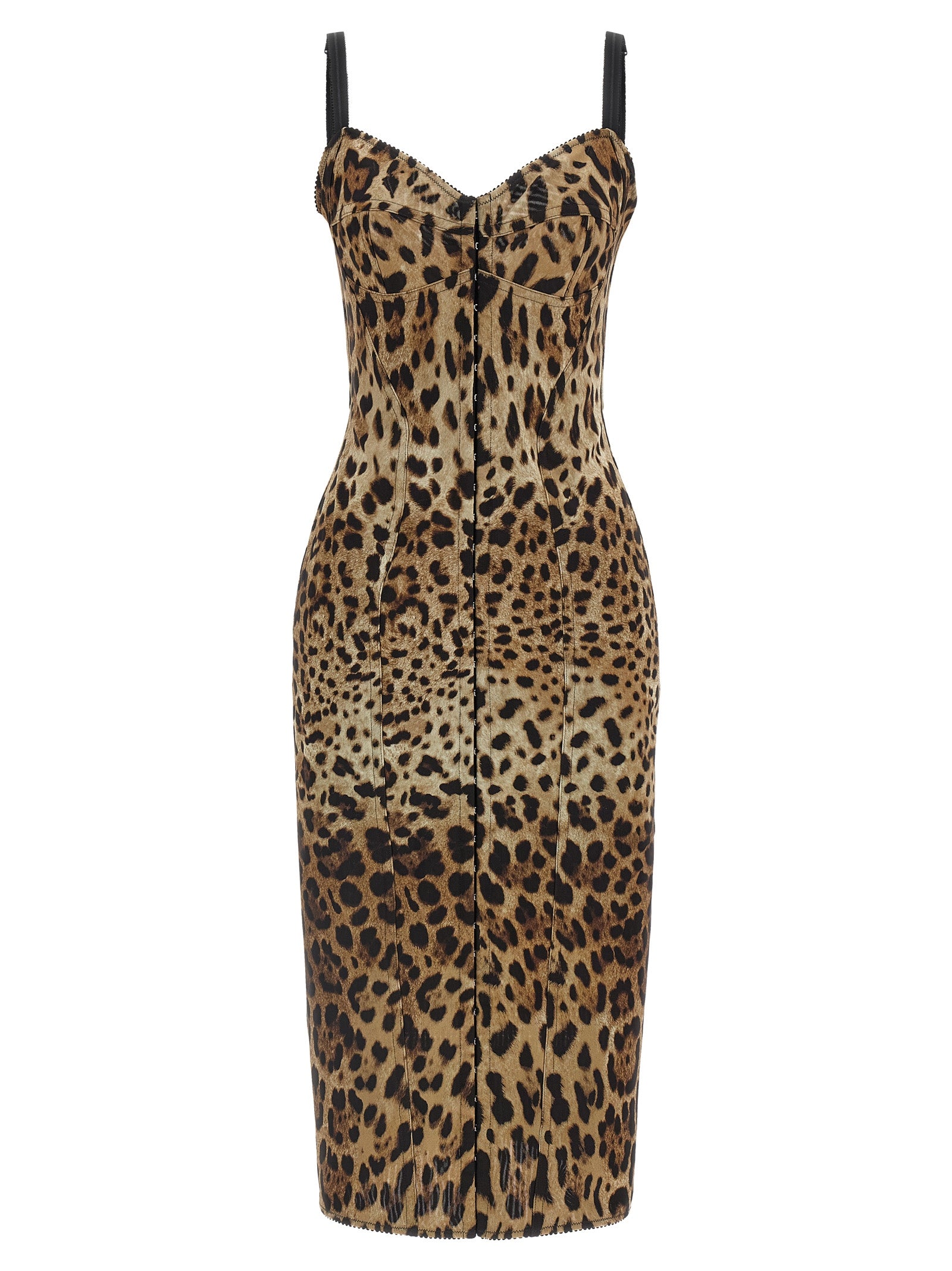 Dolce & Gabbana Women Animal-Print Corset Dress DOLCE & GABBANA