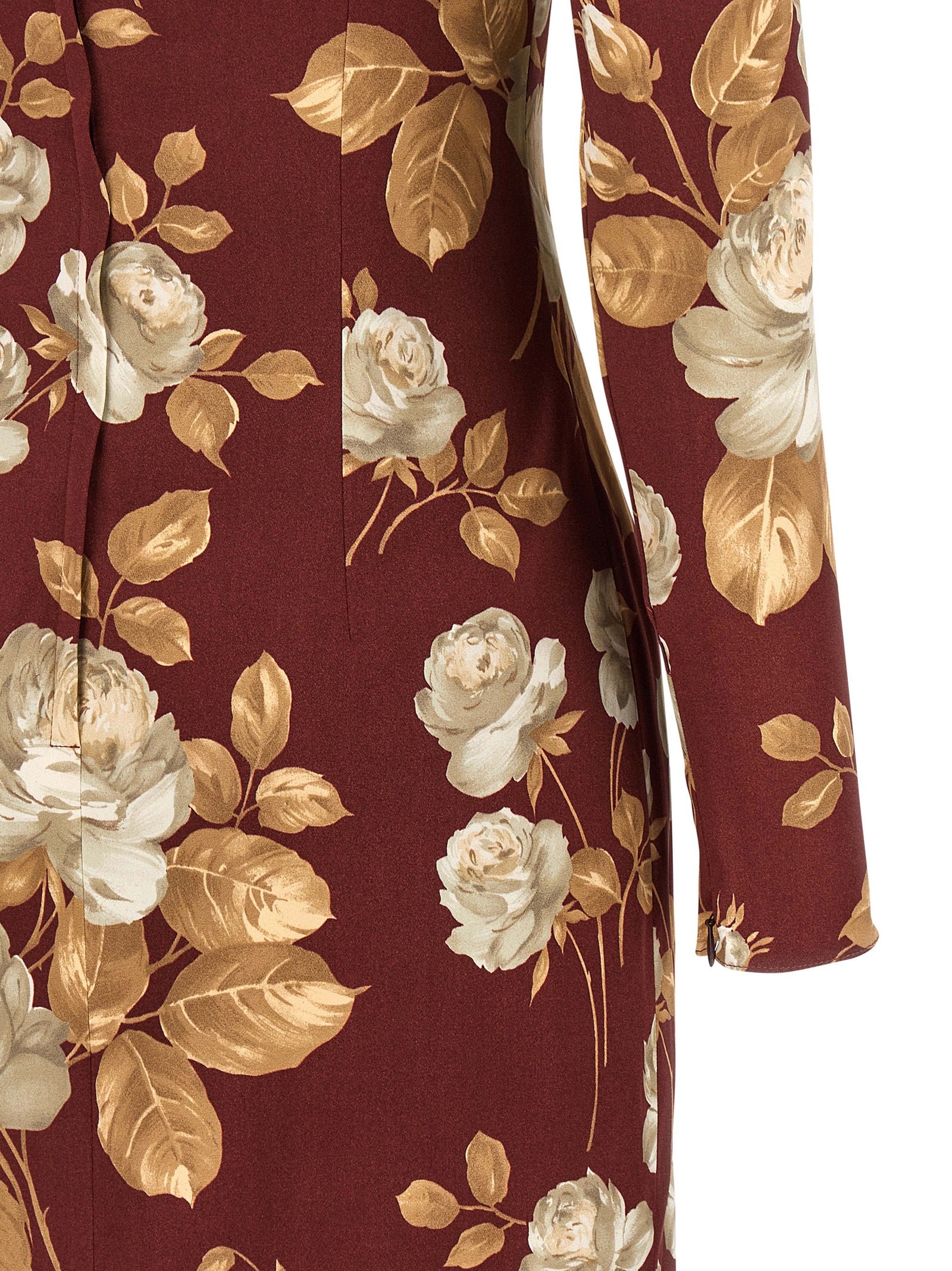Dolce & Gabbana Women Rose Print Dress DOLCE & GABBANA