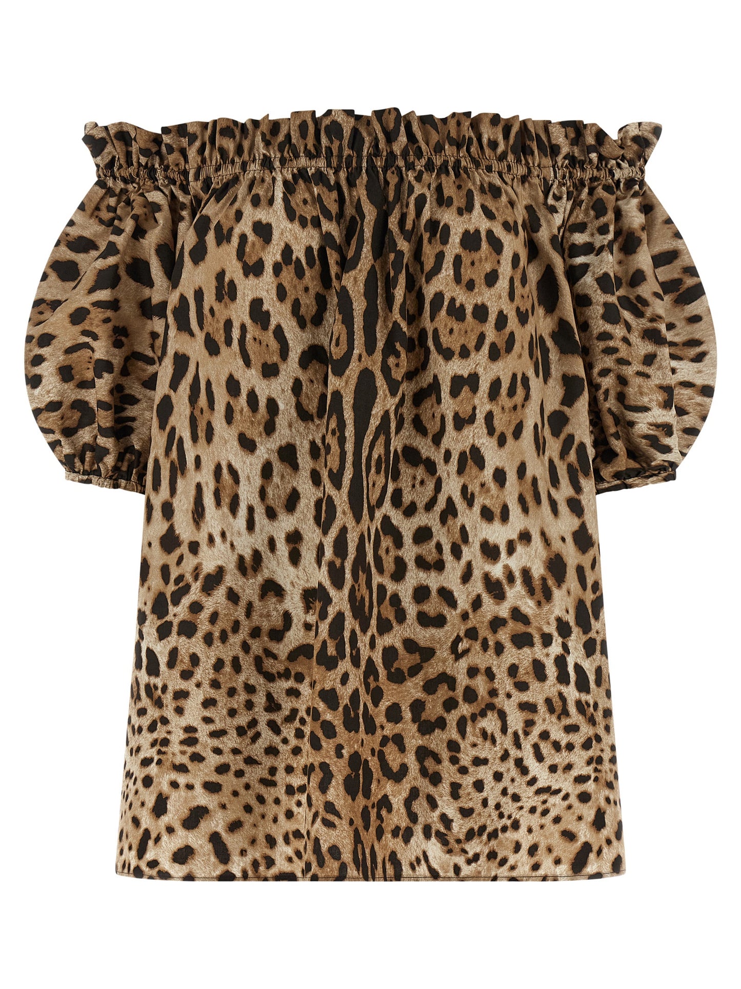 Dolce & Gabbana Women Animal Print Cotton Top DOLCE & GABBANA