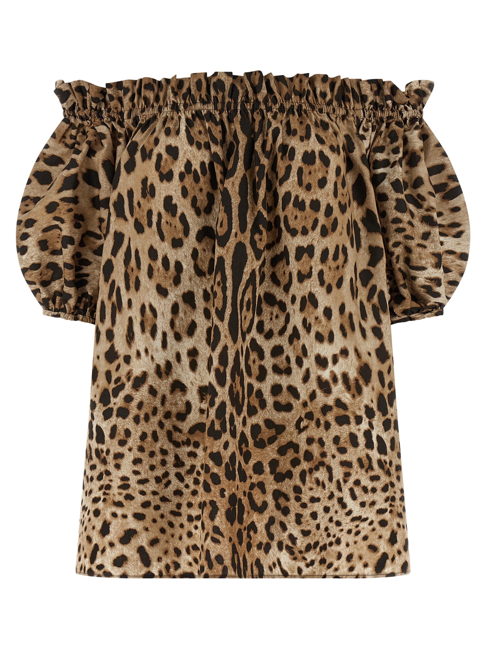 Dolce & Gabbana Women Animal Print Cotton Top DOLCE & GABBANA