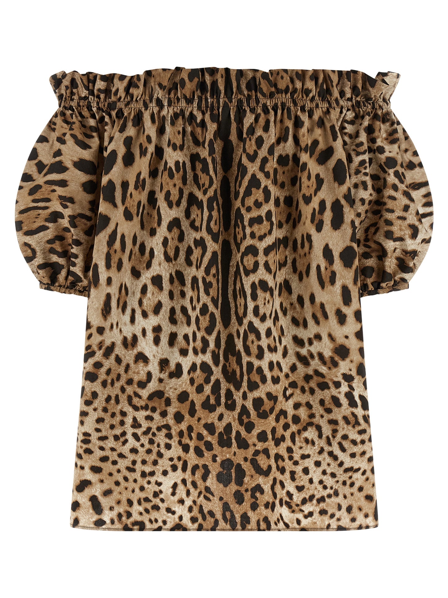 Dolce & Gabbana Women Animal Print Cotton Top DOLCE & GABBANA