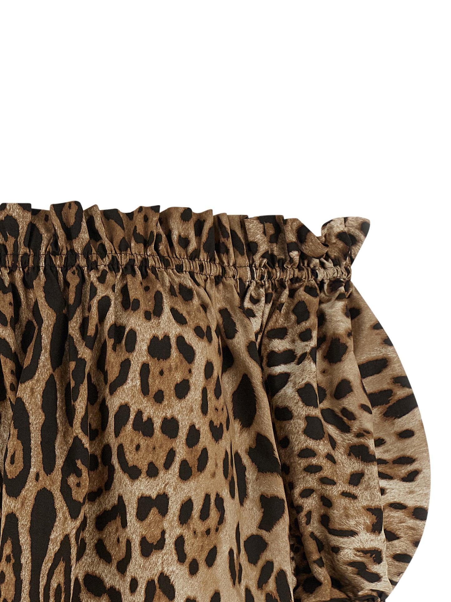 Dolce & Gabbana Women Animal Print Cotton Top DOLCE & GABBANA