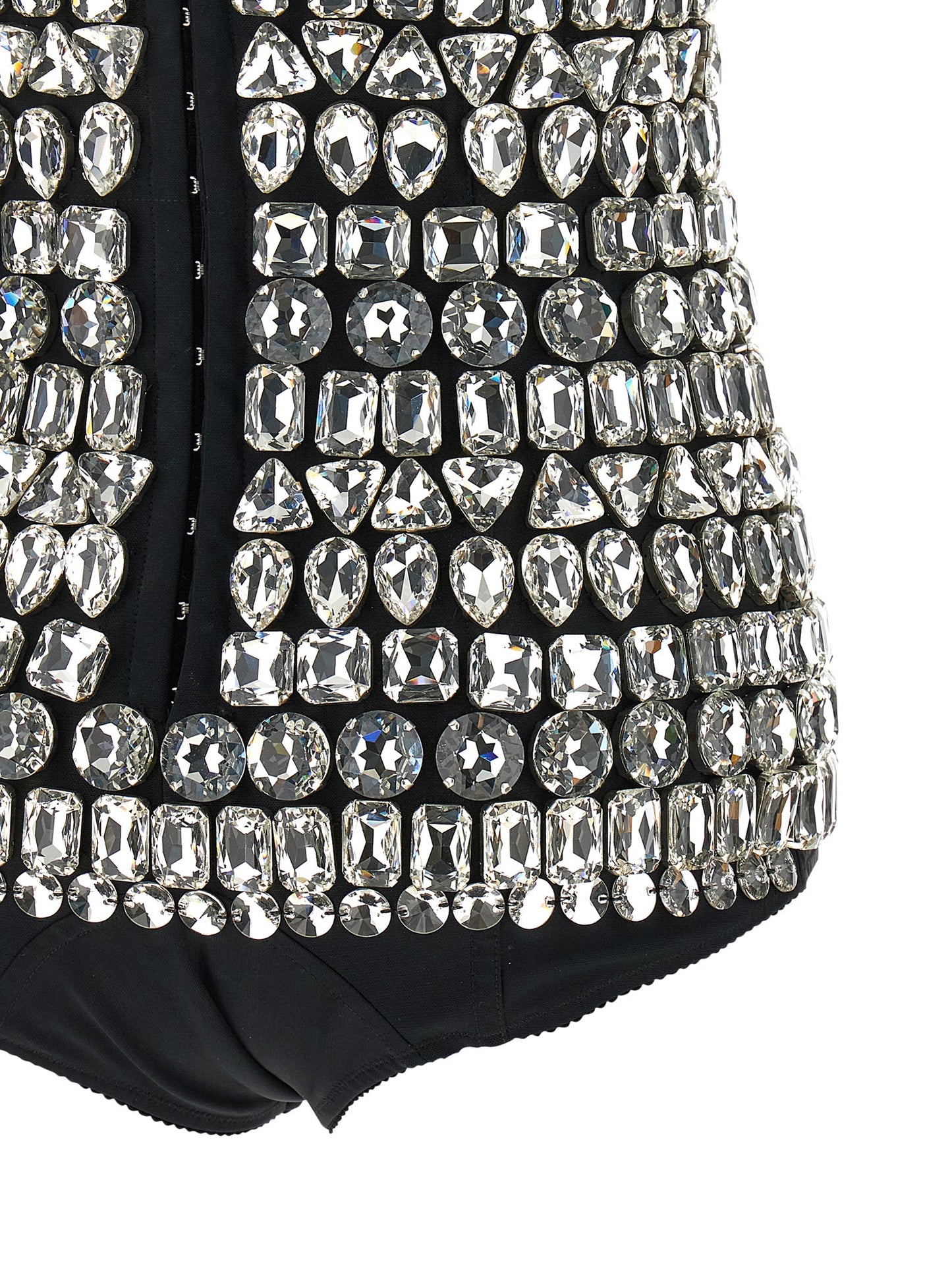 Dolce & Gabbana Women Crystal Bodysuit DOLCE & GABBANA