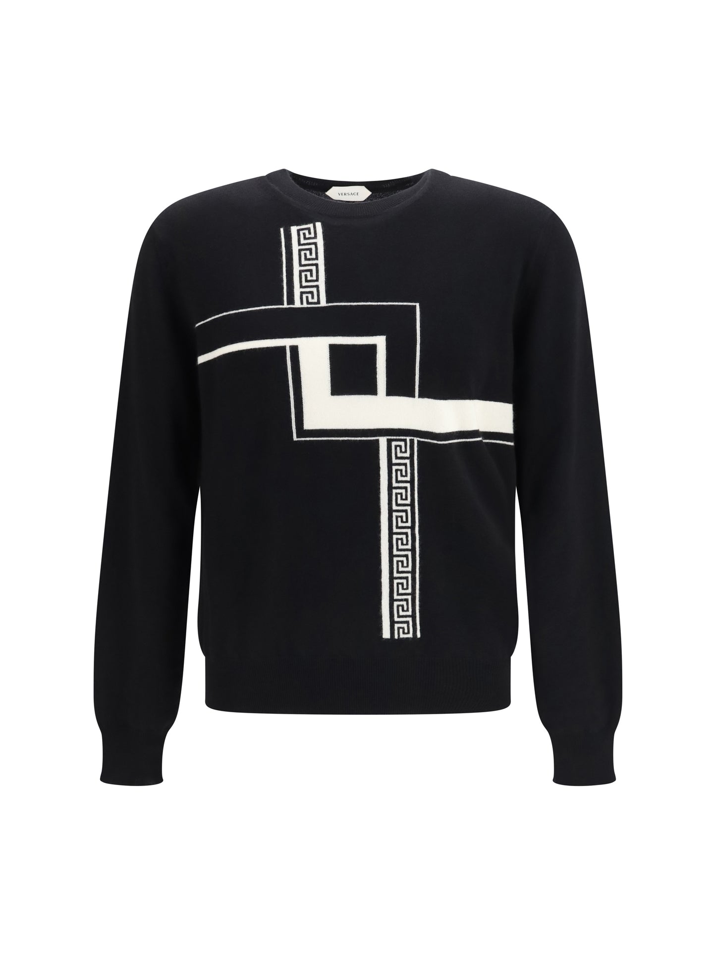 Versace Men Greca Incrocio Sweater VERSACE