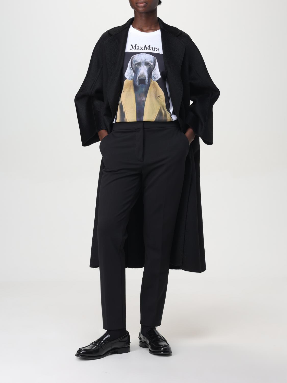 Max Mara Pants Woman Black MAX MARA