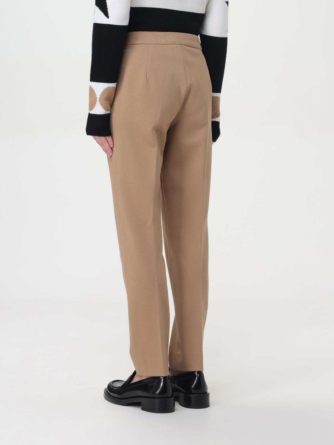 Max Mara Pants Woman Brown MAX MARA