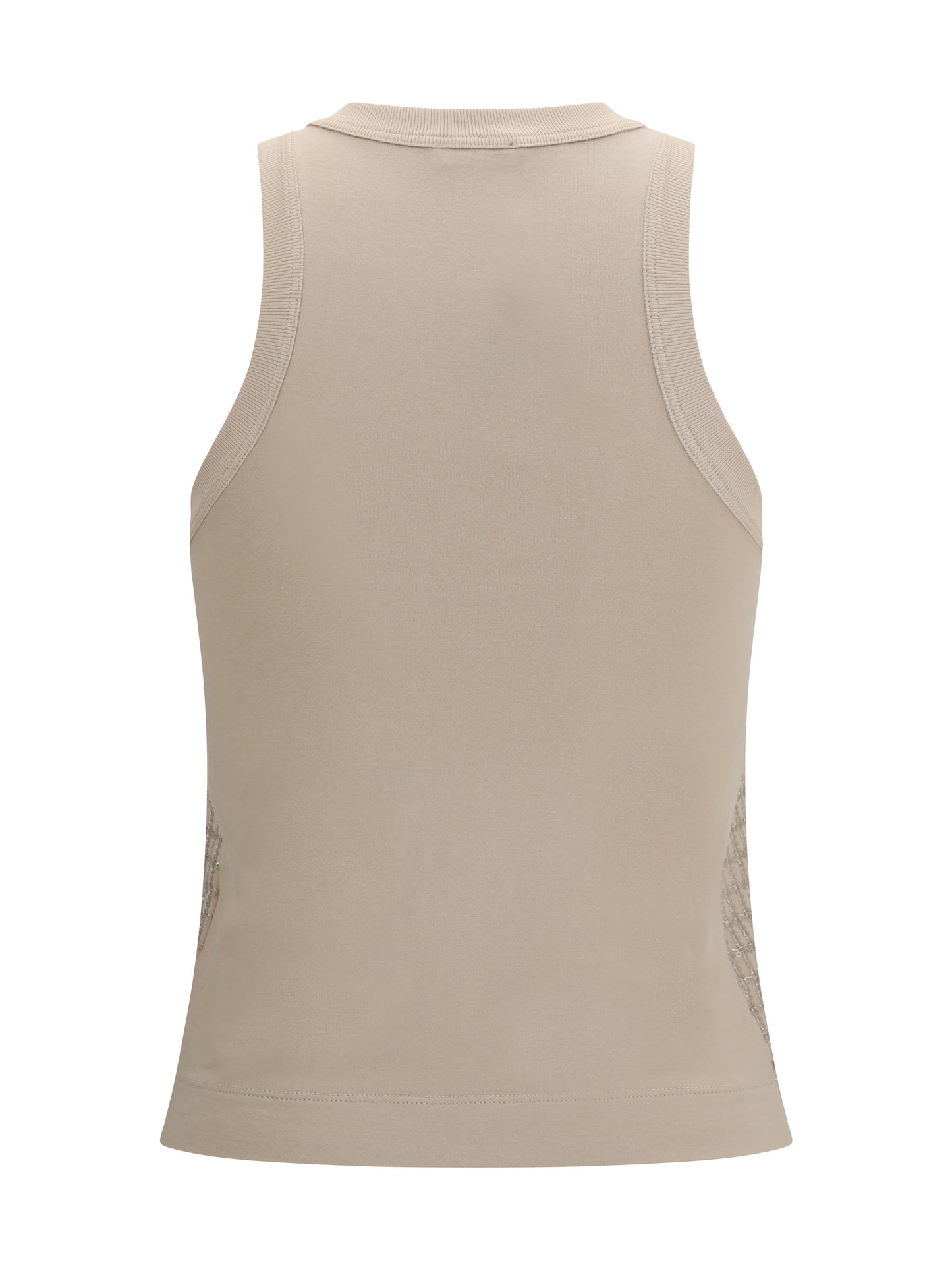 Brunello Cucinelli Women Top In Cotton With Luminous Embroidery BRUNELLO CUCINELLI