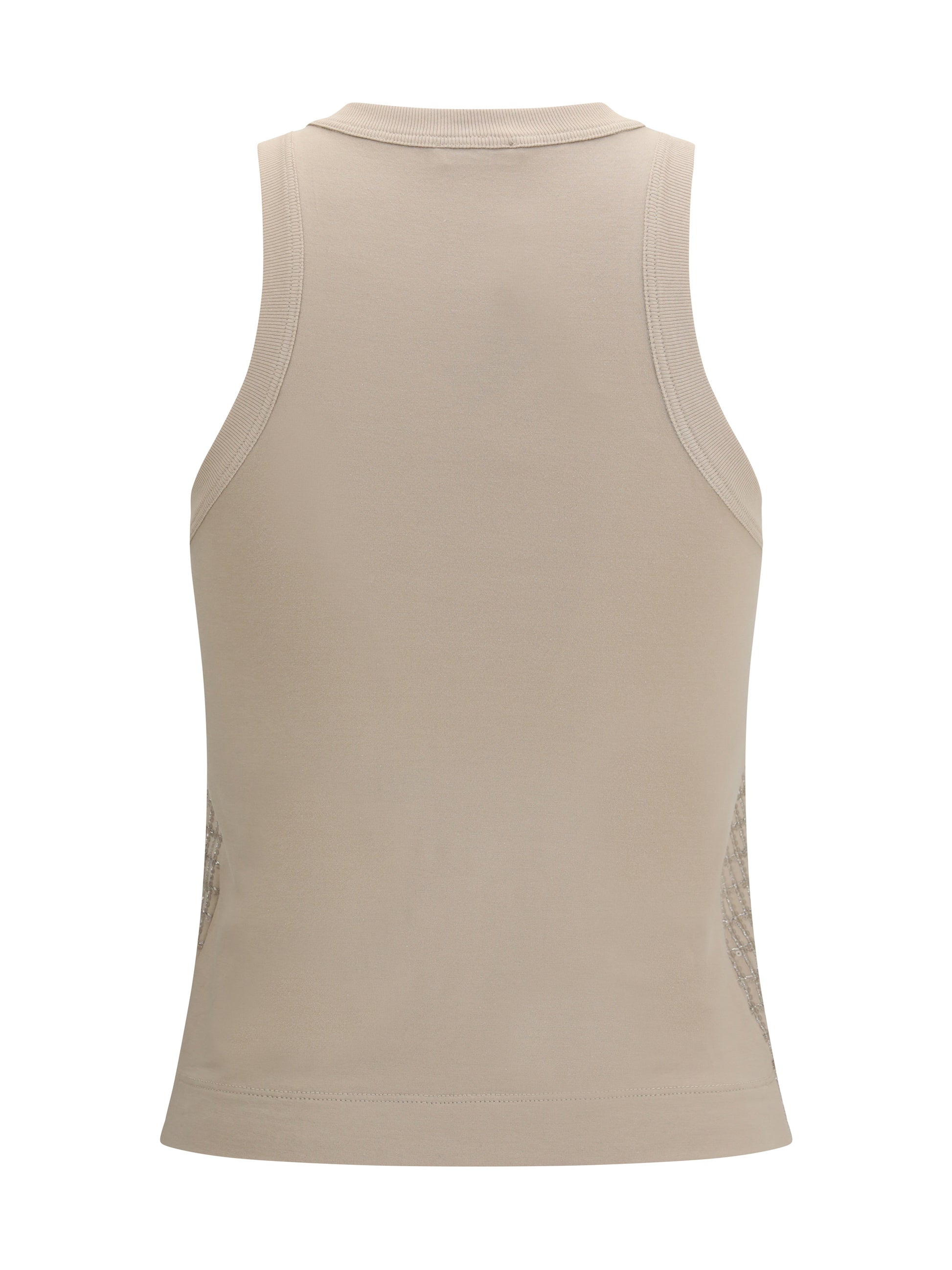 Brunello Cucinelli Women Top In Cotton With Luminous Embroidery BRUNELLO CUCINELLI