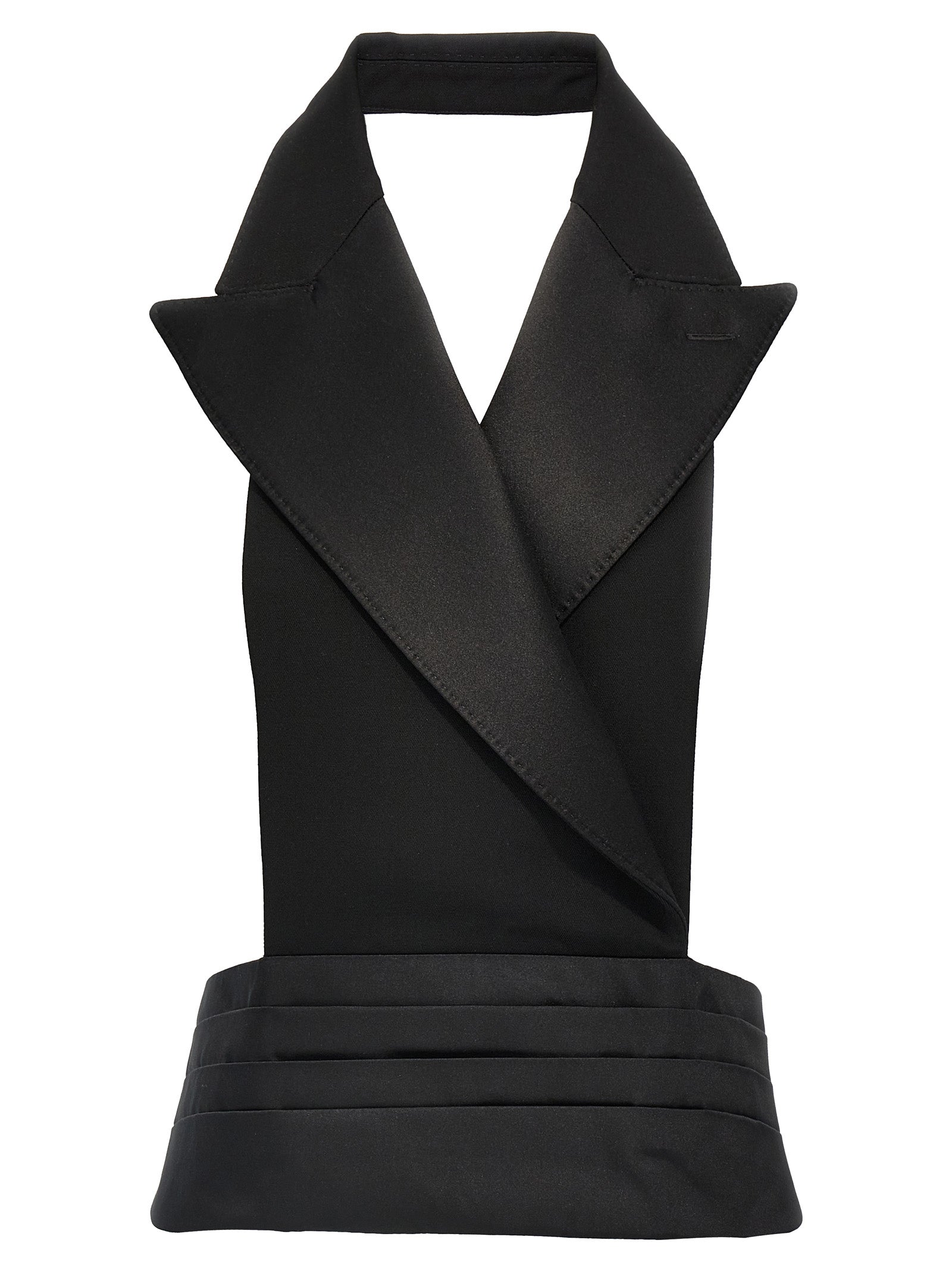 Dolce & Gabbana Women Double-Breasted Bare Back Vest DOLCE & GABBANA