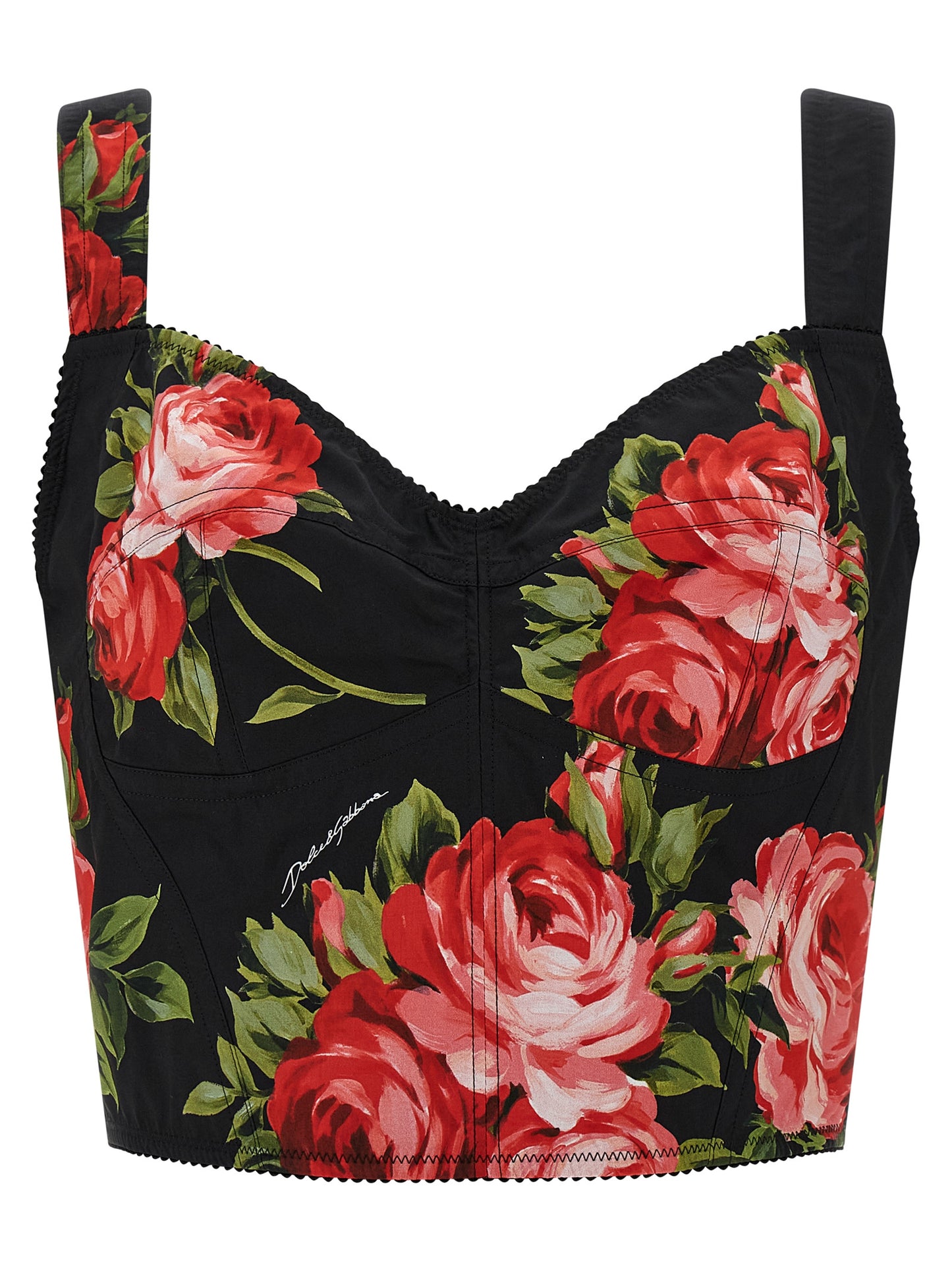 Dolce & Gabbana Women 'Bouquet Rose' Bustier Top DOLCE & GABBANA