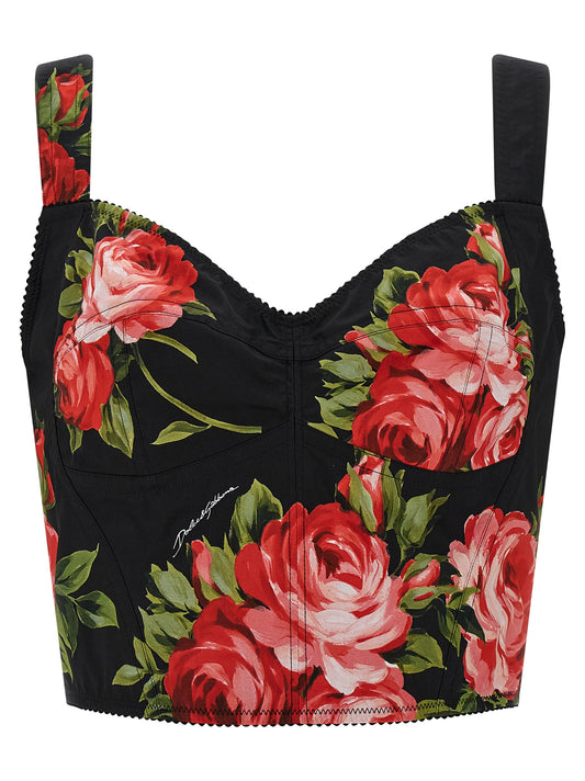 Dolce & Gabbana Women 'Bouquet Rose' Bustier Top DOLCE & GABBANA