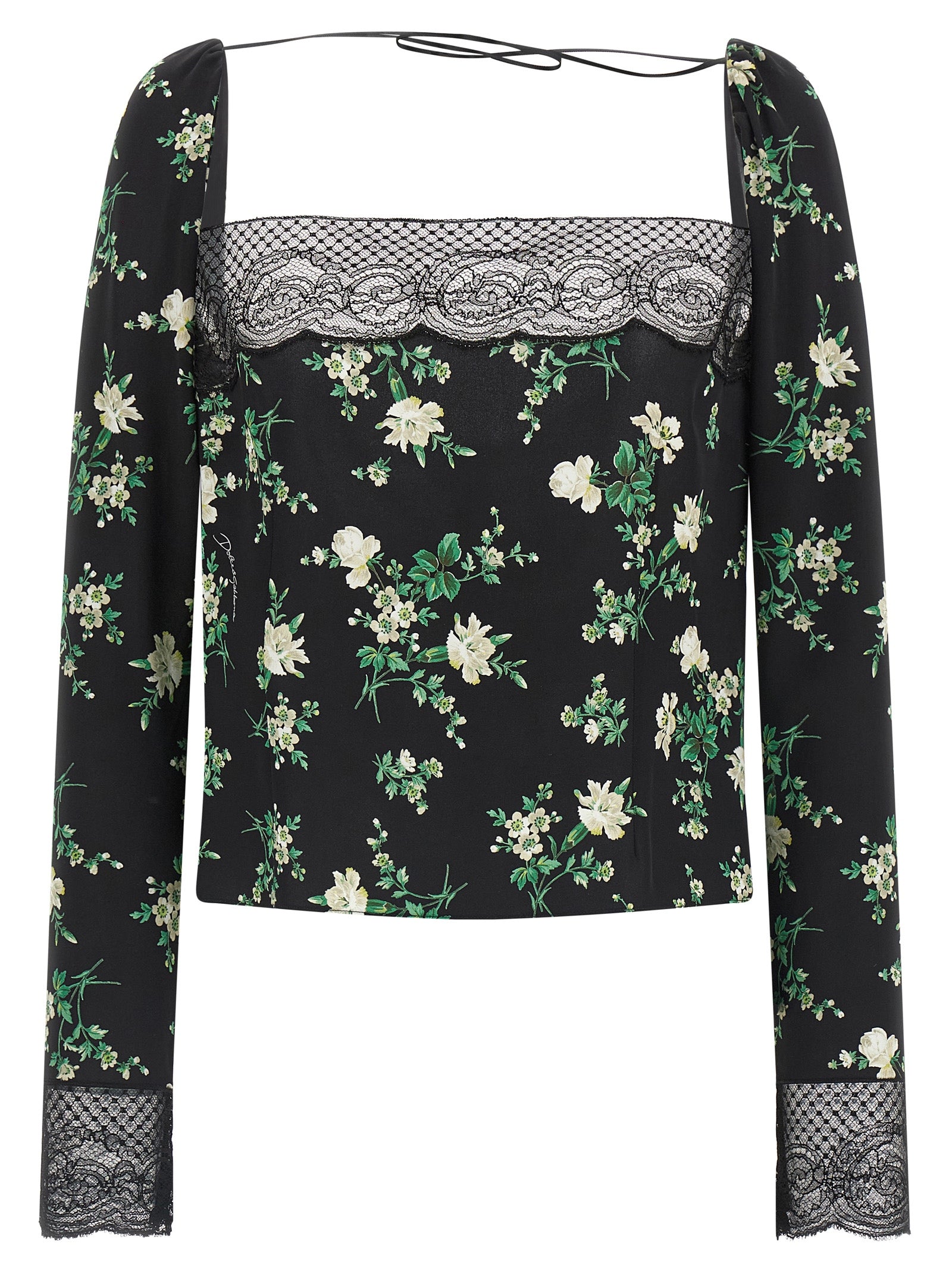 Dolce & Gabbana Women Flower Print Top DOLCE & GABBANA