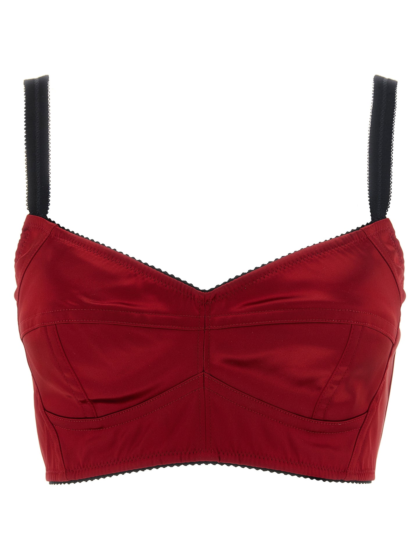 Dolce & Gabbana Women Bustier Top With Stitching DOLCE & GABBANA
