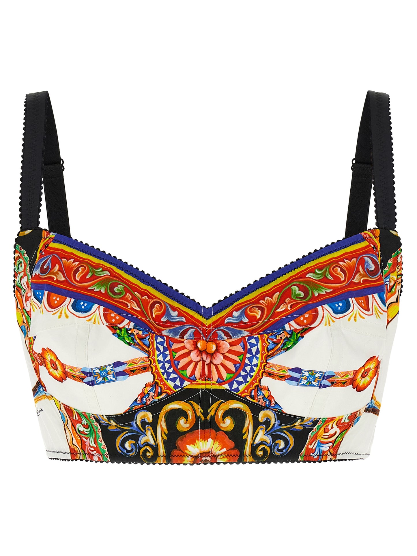 Dolce & Gabbana Women 'Carretto' Crop Top DOLCE & GABBANA