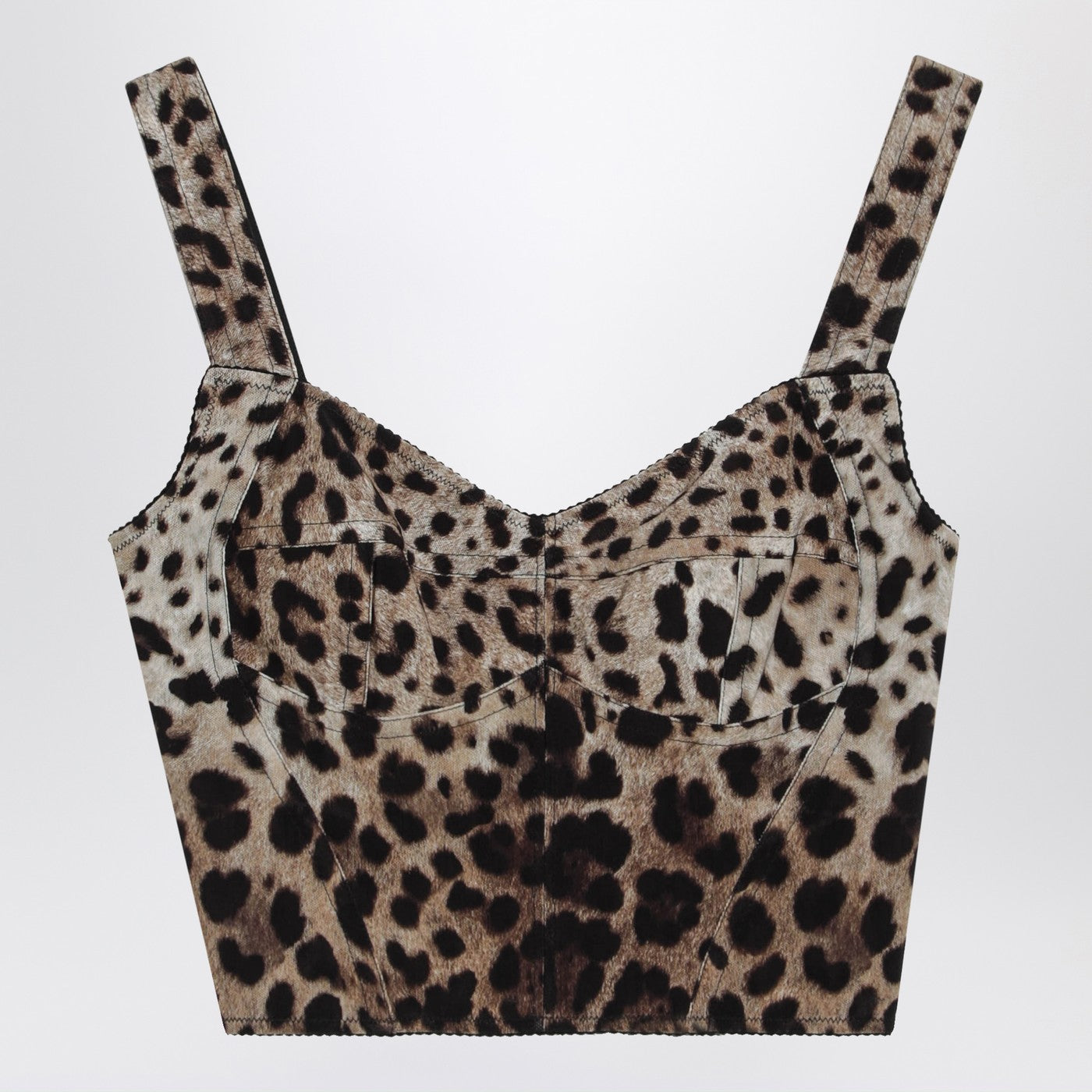Dolce&Gabbana Leopard-Print Bustier Women DOLCE & GABBANA