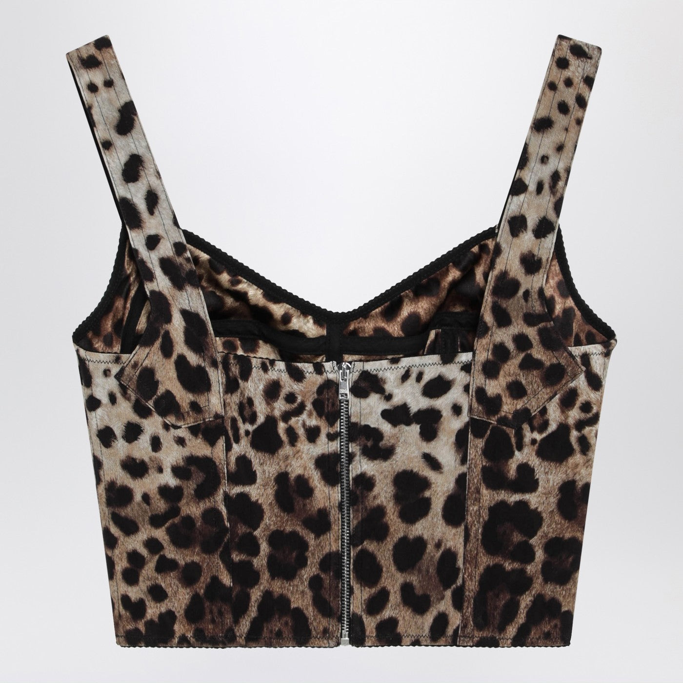 Dolce&Gabbana Leopard-Print Bustier Women DOLCE & GABBANA