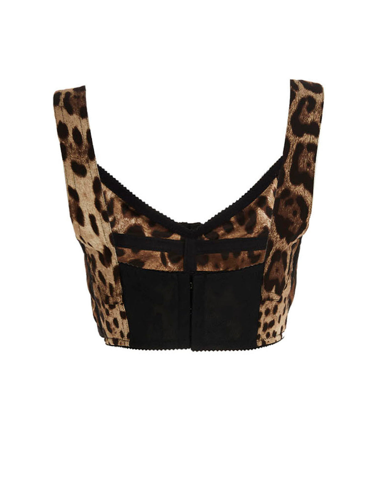 Dolce & Gabbana Women Leopard Bustier Top DOLCE & GABBANA