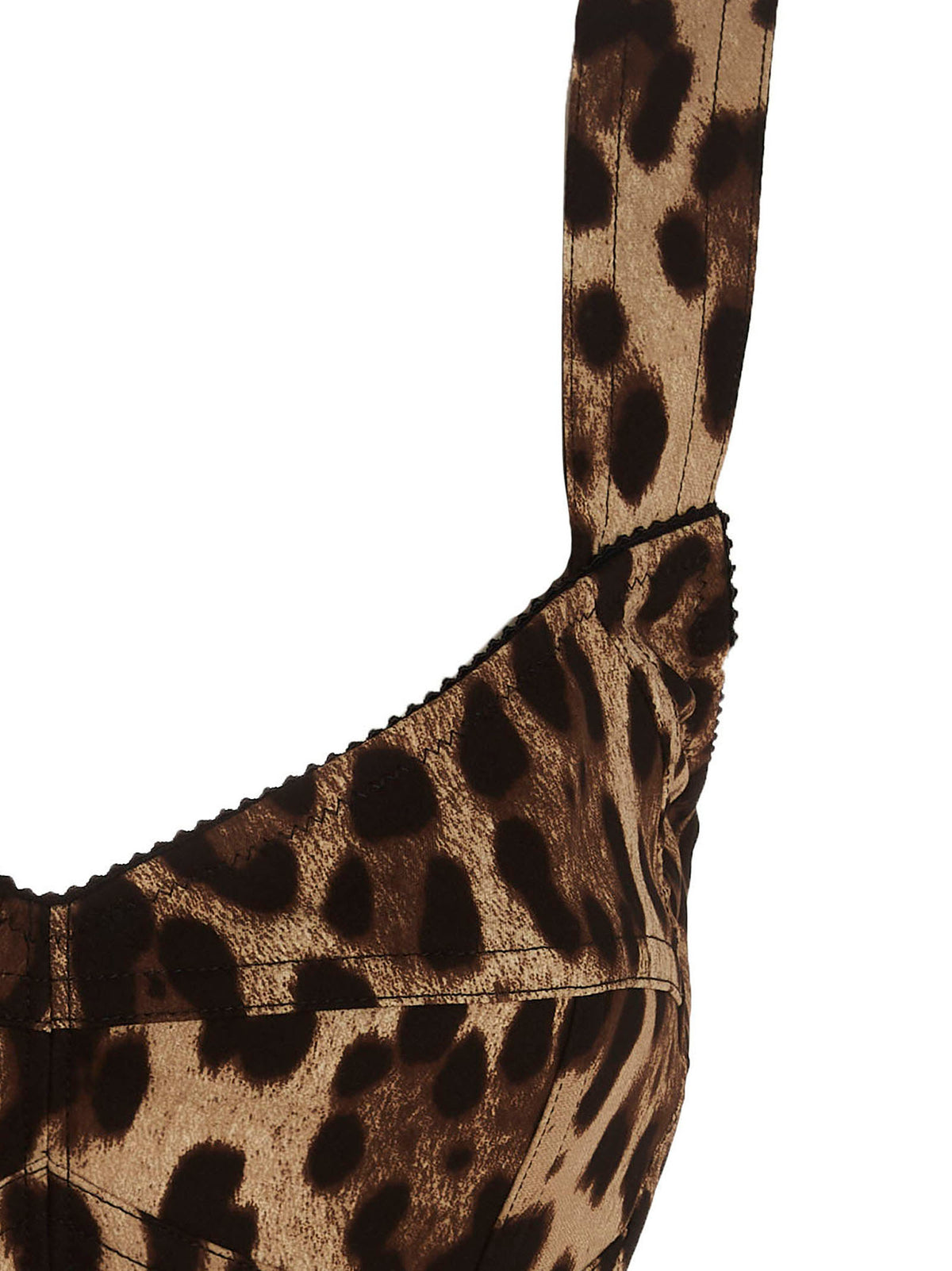 Dolce & Gabbana Women Leopard Bustier Top DOLCE & GABBANA