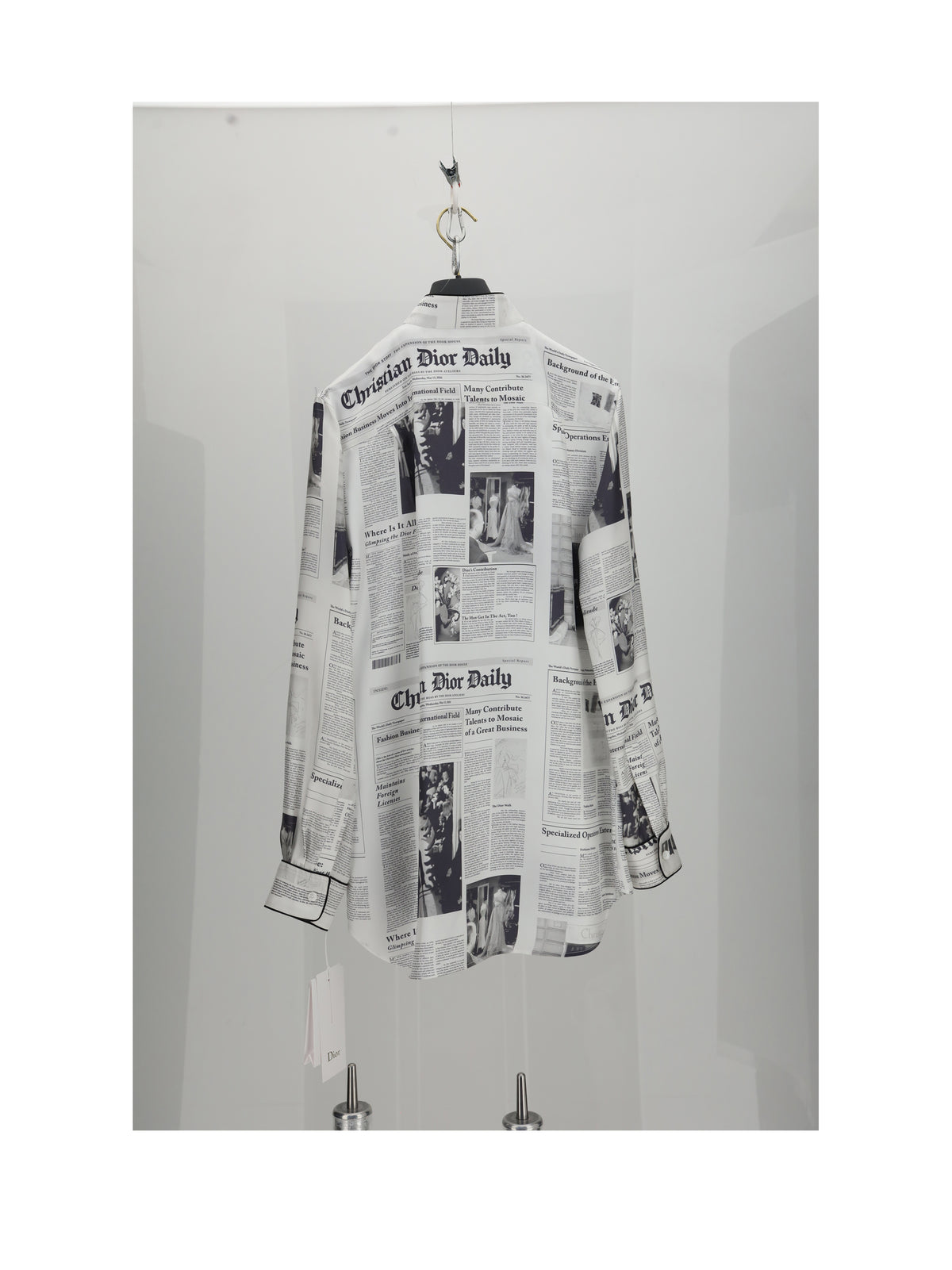 Dior Women Camicia Stampa Giornale CHRISTIAN DIOR