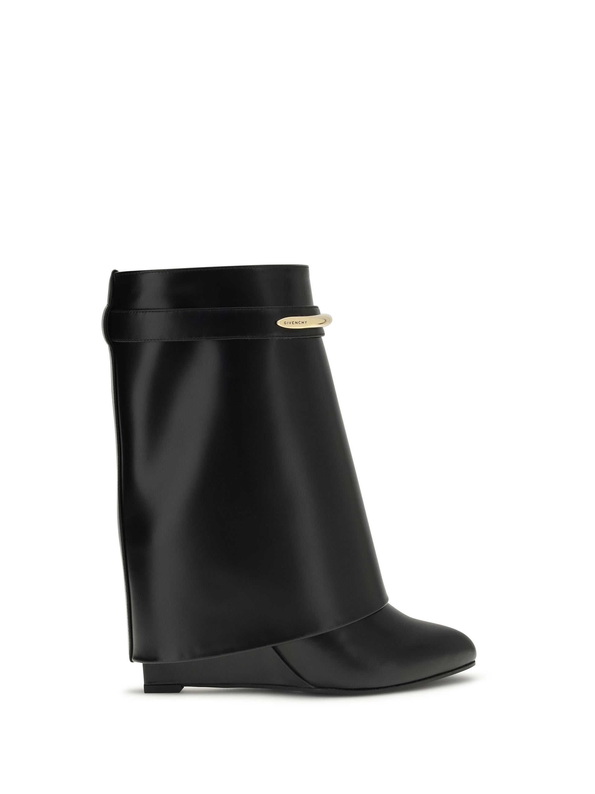 Givenchy Women Leather Shark Ankle Boots GIVENCHY