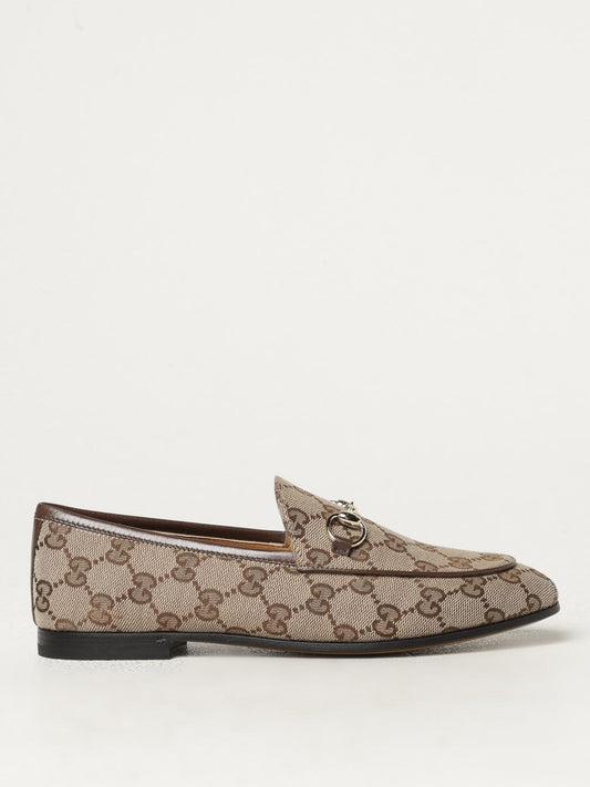 Gucci Women Gucci Gg Supreme Canvas Loafers GUCCI