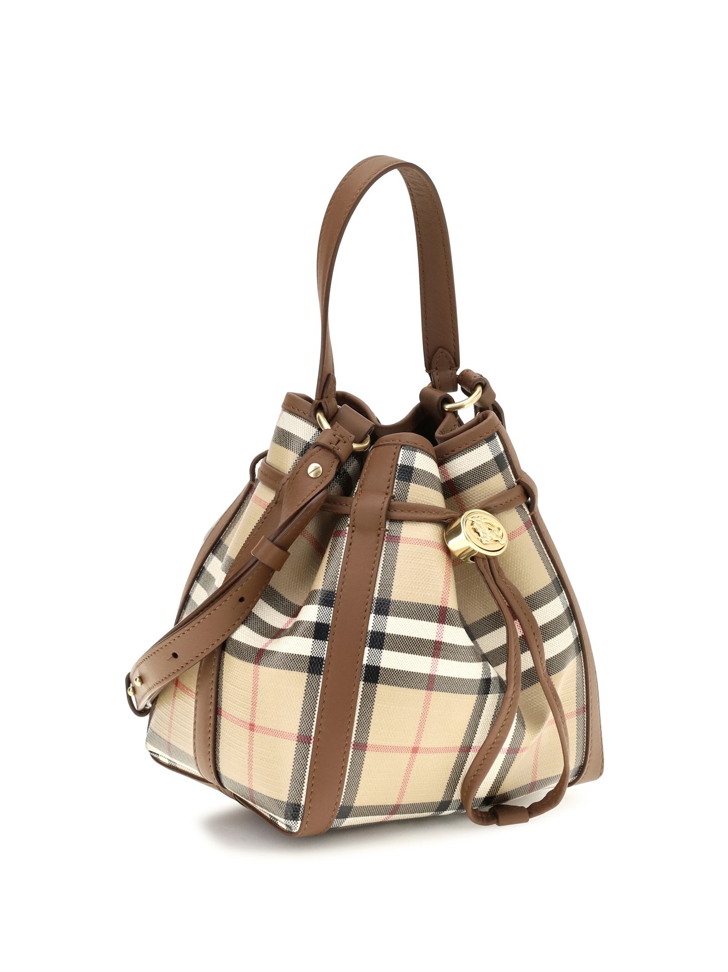 Burberry Women Mini Check Bucket Bag BURBERRY