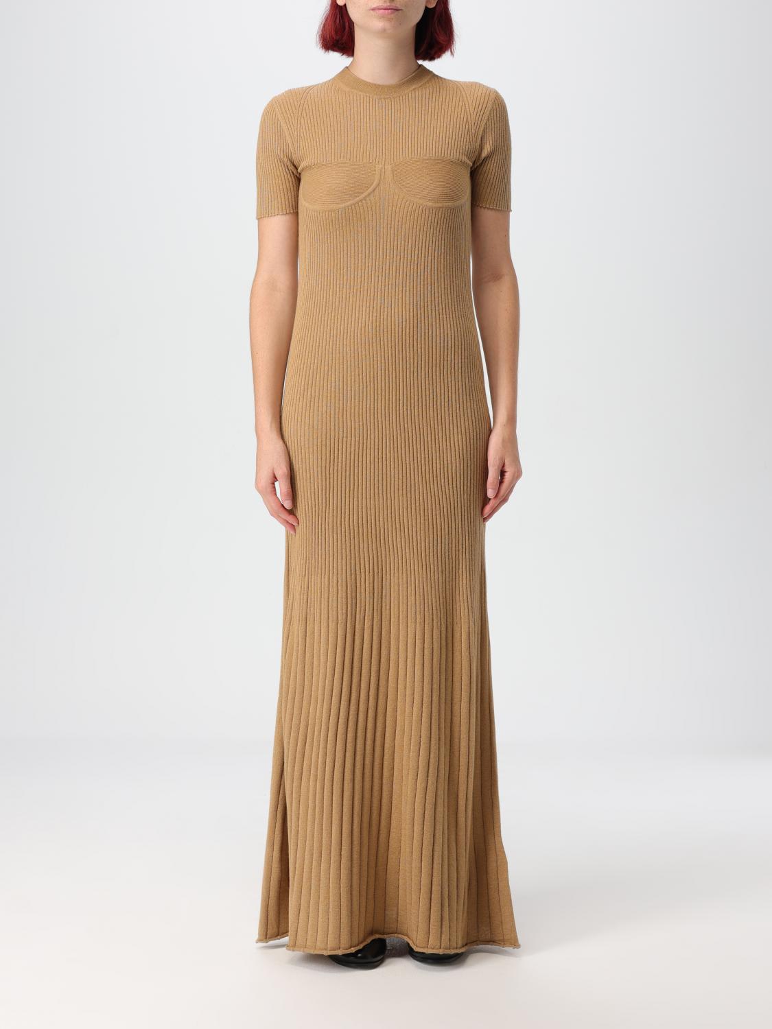 Max Mara Dress Woman Beige MAX MARA