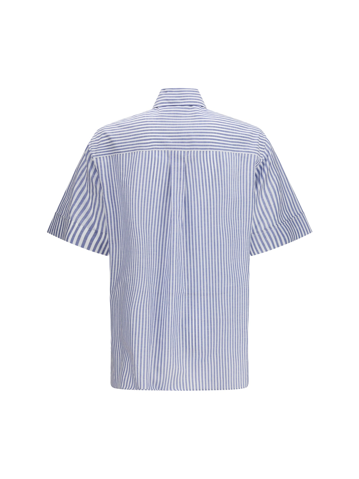 Valentino Men Short-Sleeve Shirt With Logo Buttons VALENTINO