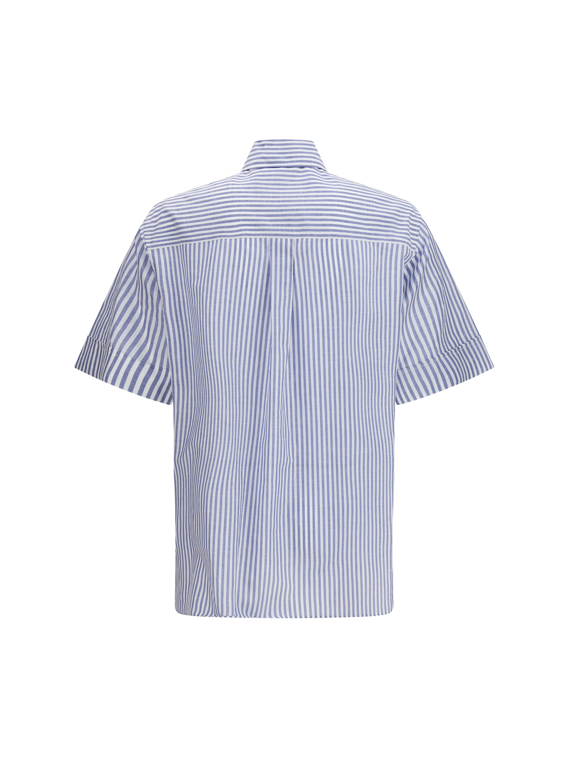 Valentino Men Short-Sleeve Shirt With Logo Buttons VALENTINO