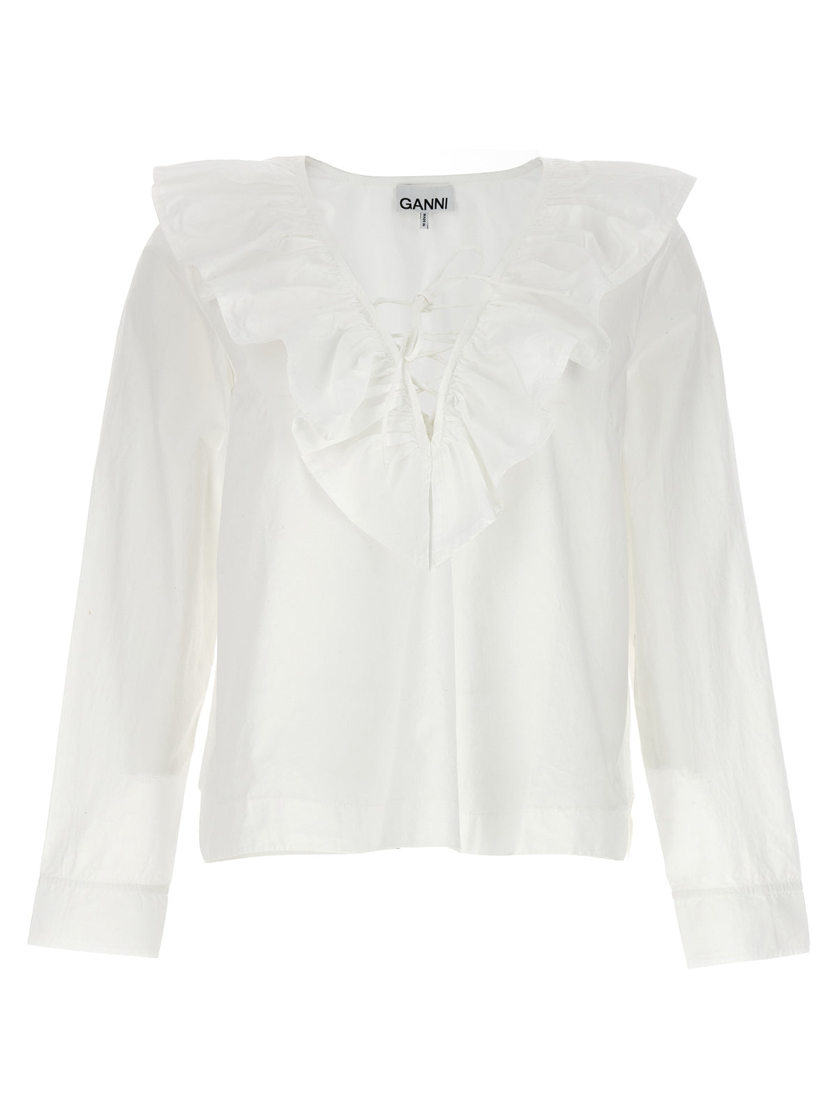 Ganni Women Ruffles Shirt GANNI