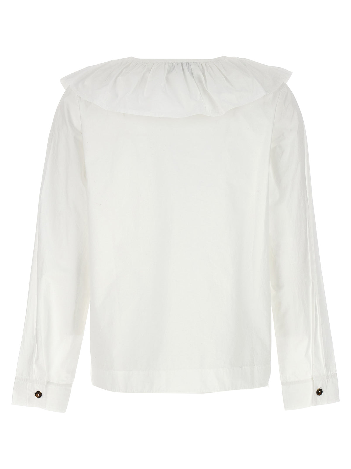 Ganni Women Ruffles Shirt GANNI