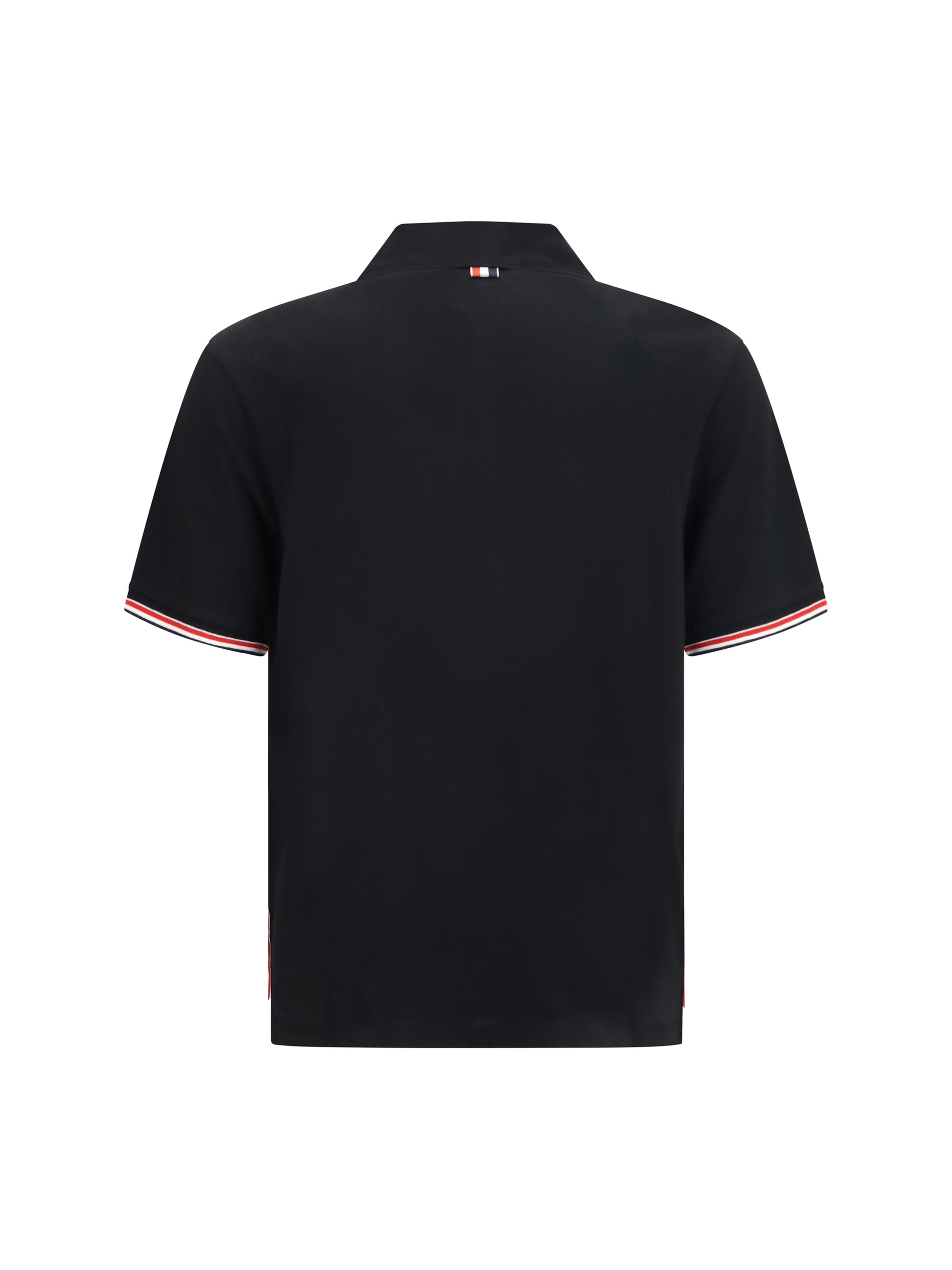 Thom Browne Men Rwb Striped Short-Sleeve Polo THOM BROWNE