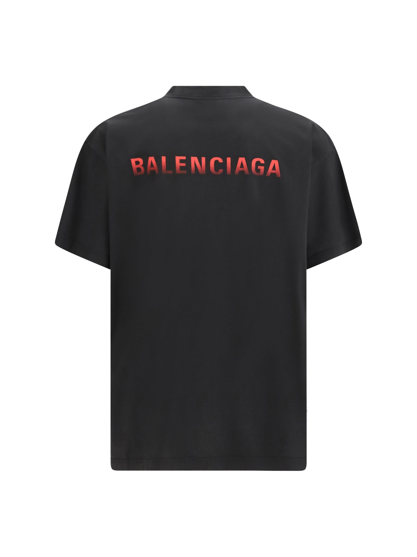 Balenciaga Men Cotton Logo T-Shirt BALENCIAGA
